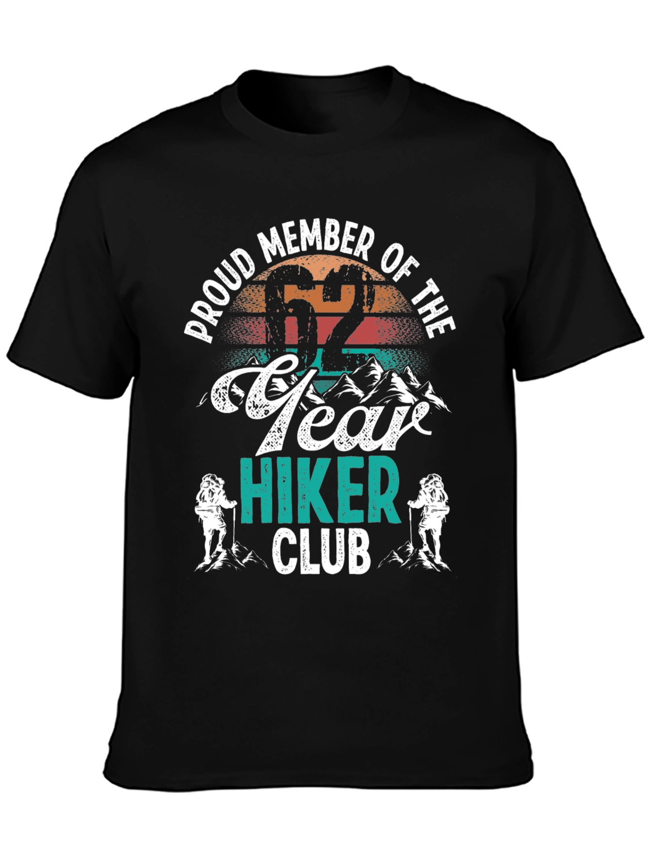 62 Year Hiker Club Graphic Tee