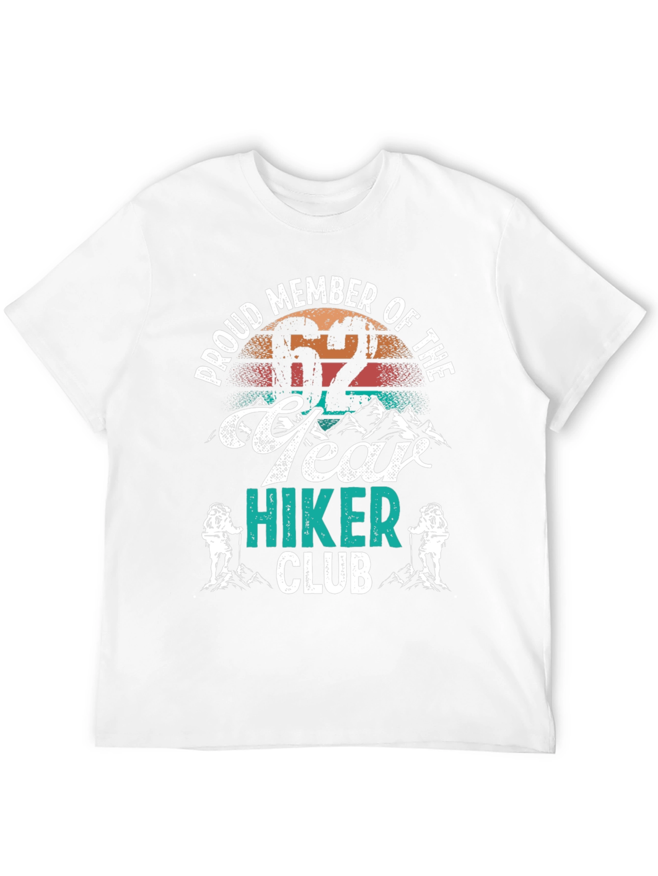 62 Year Hiker Club Graphic Tee