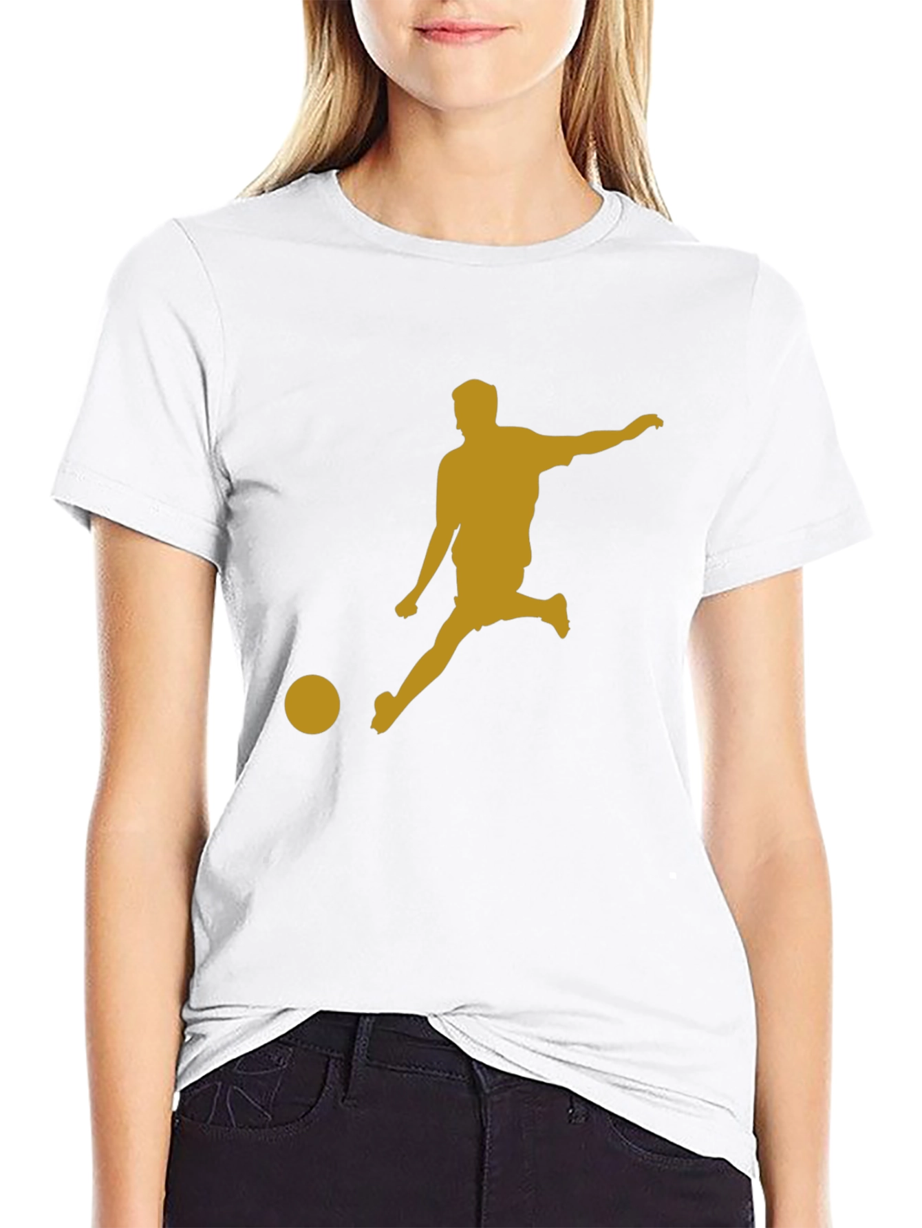 Soccer Kick T-Shirt - Black Graphic Tee