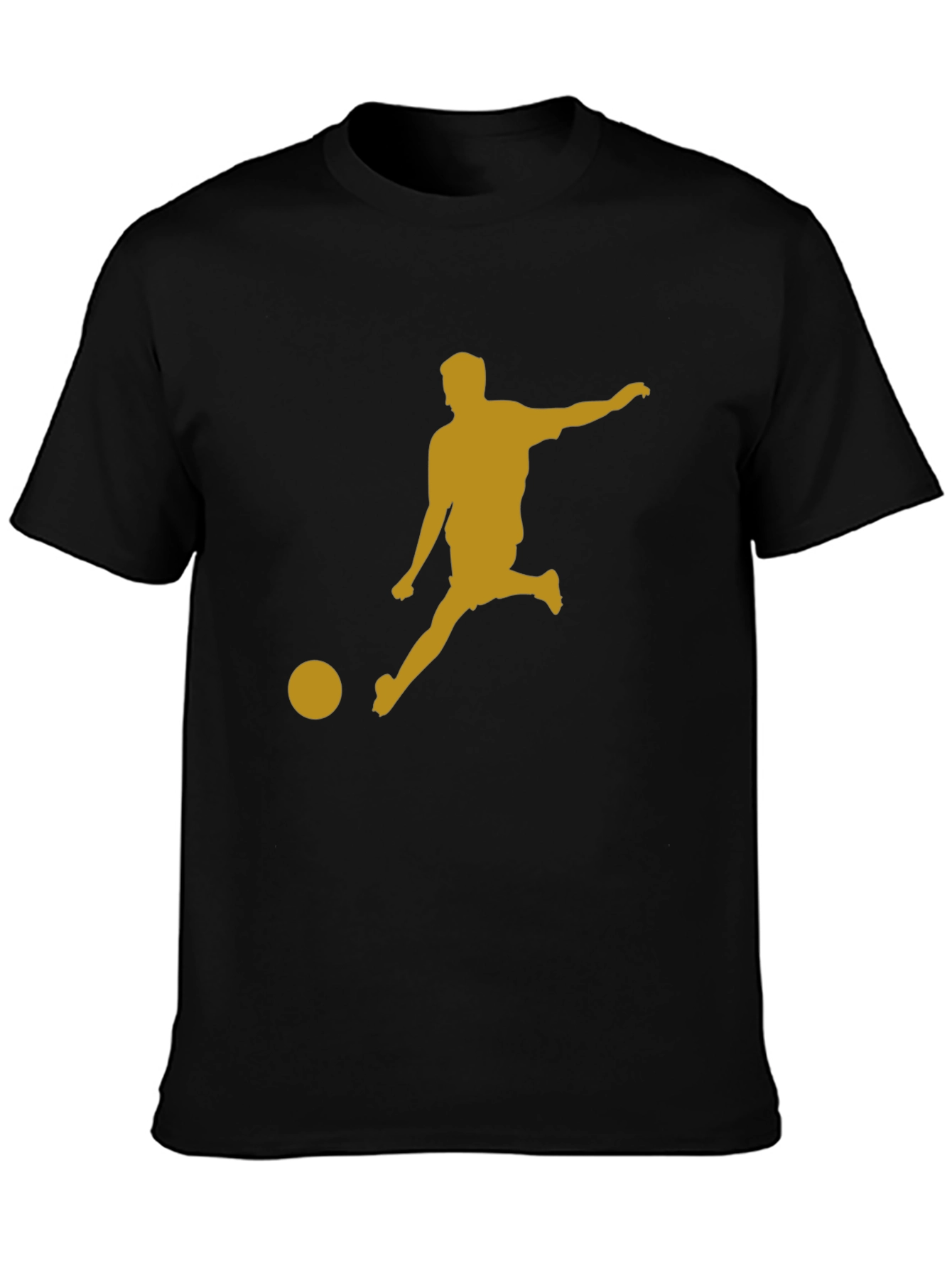 Soccer Kick T-Shirt - Black Graphic Tee
