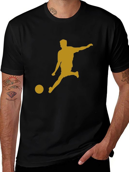 Soccer Kick T-Shirt - Black Graphic Tee