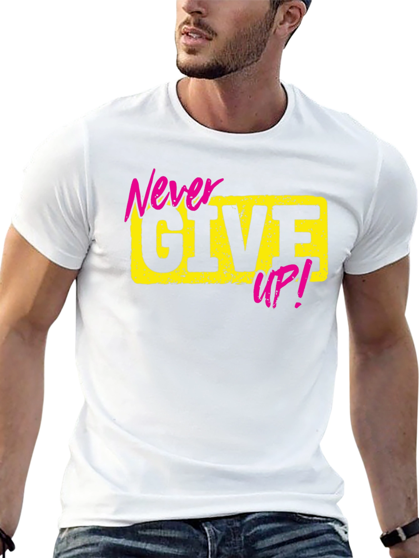 Never Give Up Graphic Tee