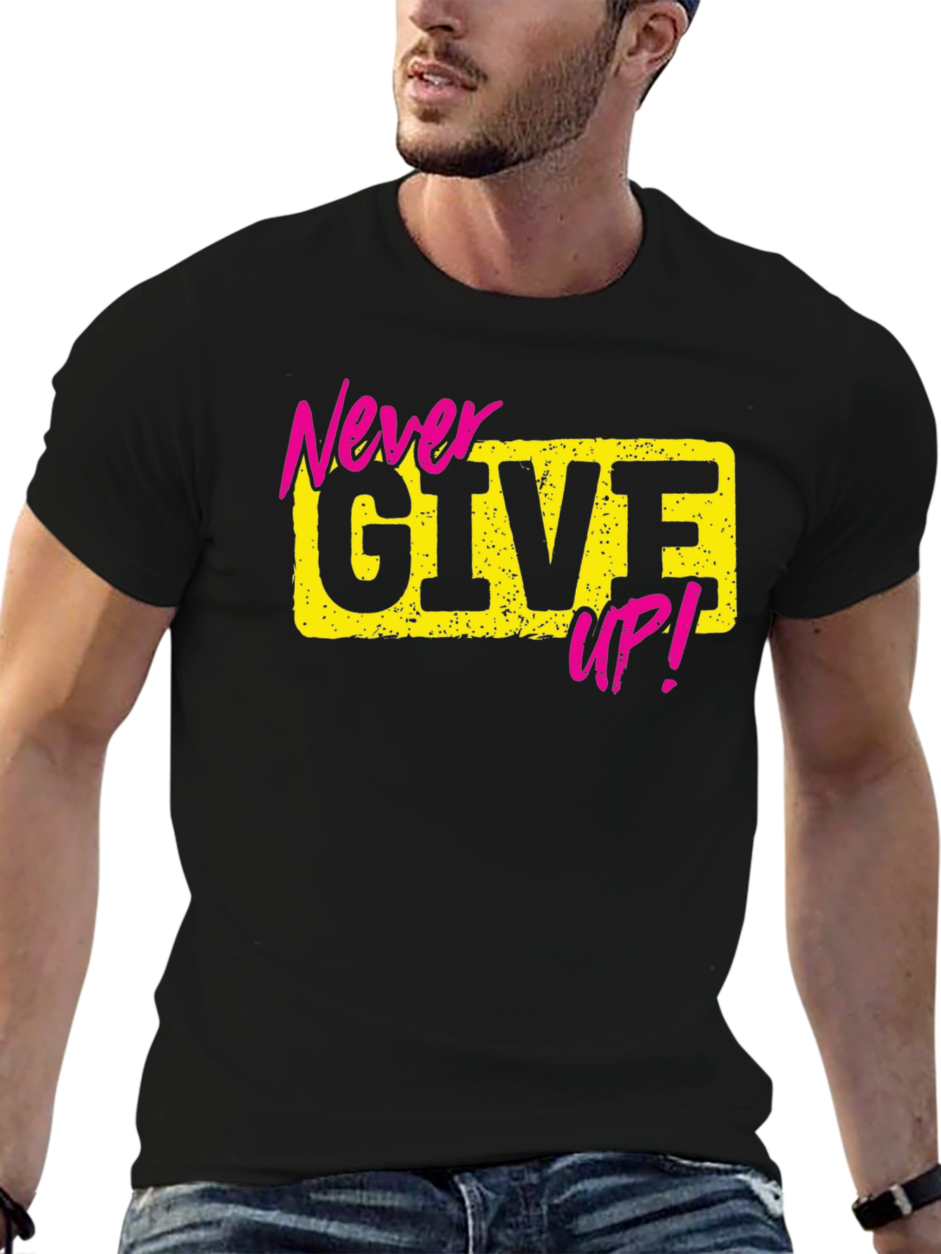 Never Give Up Graphic Tee