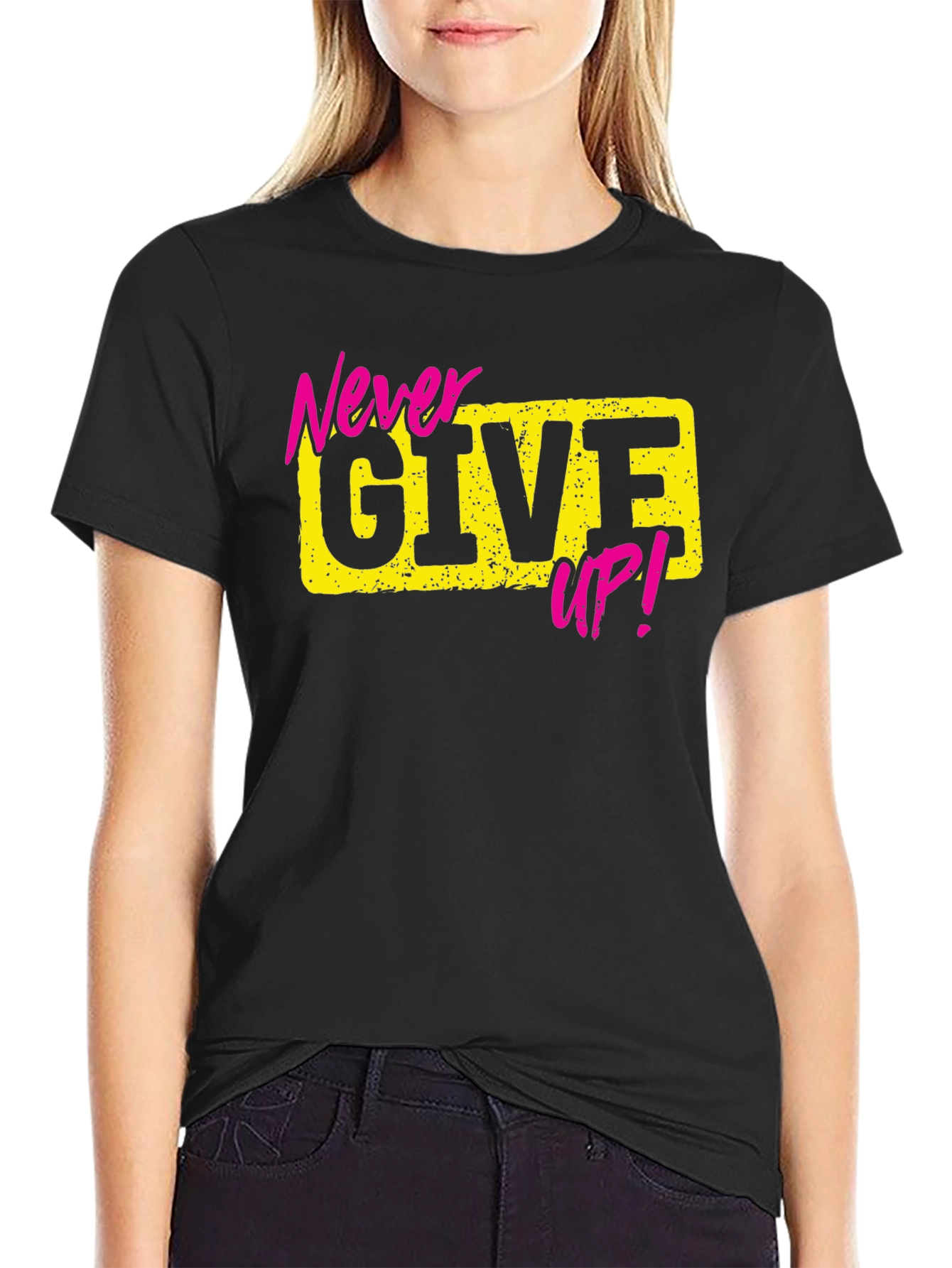 Never Give Up Graphic Tee
