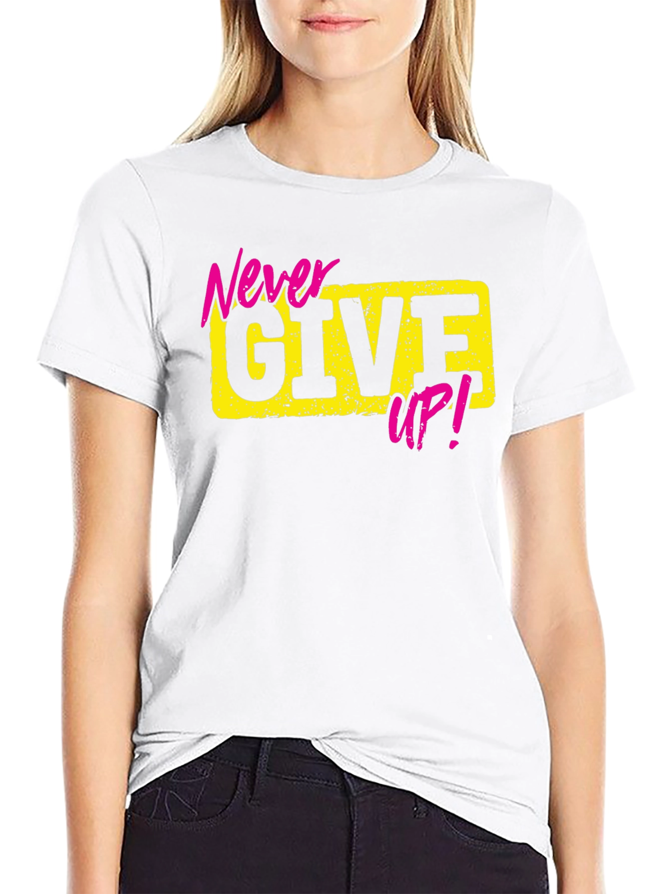 Never Give Up Graphic Tee
