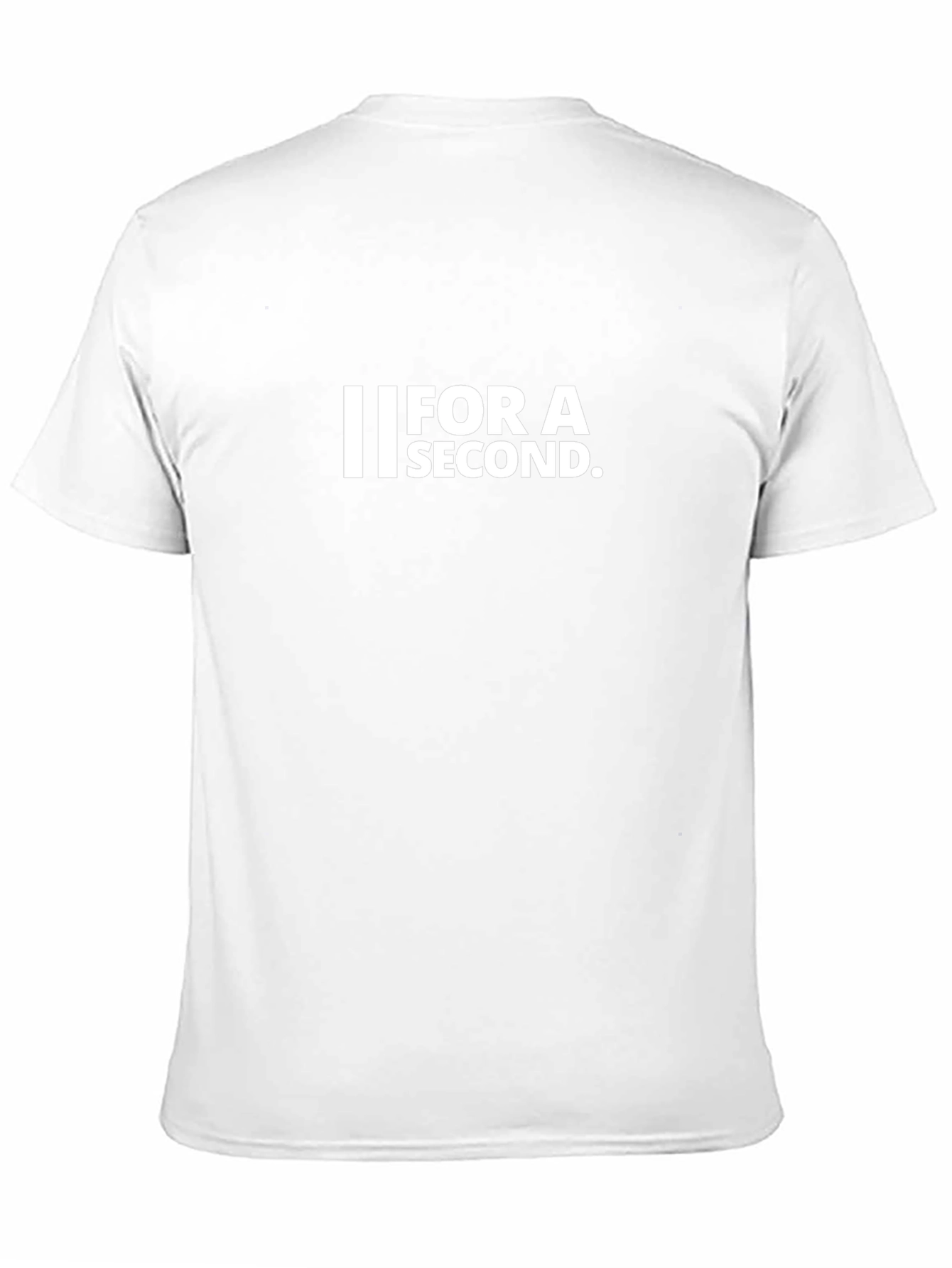 For A Second Graphic Tee - Black