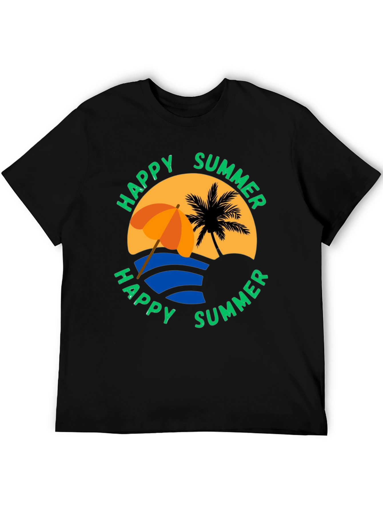 Happy Summer Graphic T-Shirt
