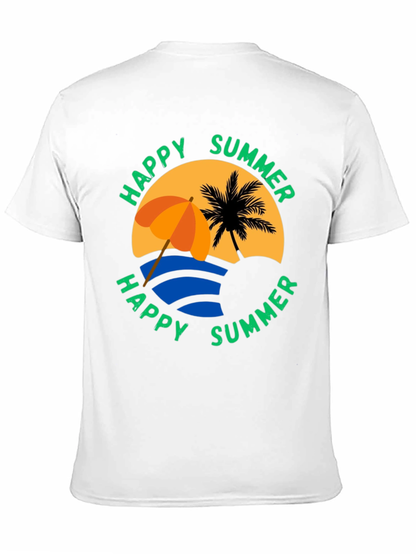 Happy Summer Graphic T-Shirt