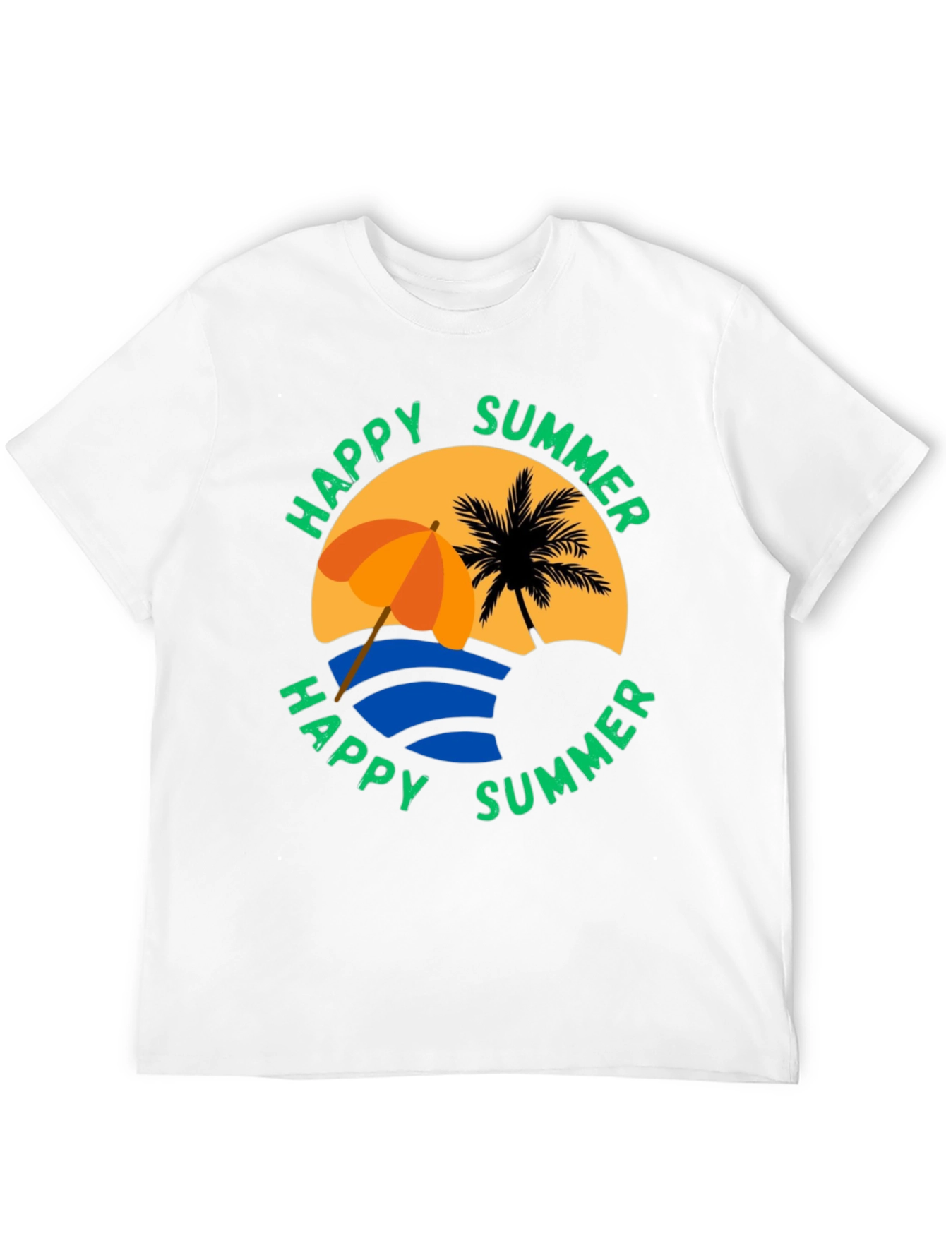 Happy Summer Graphic T-Shirt