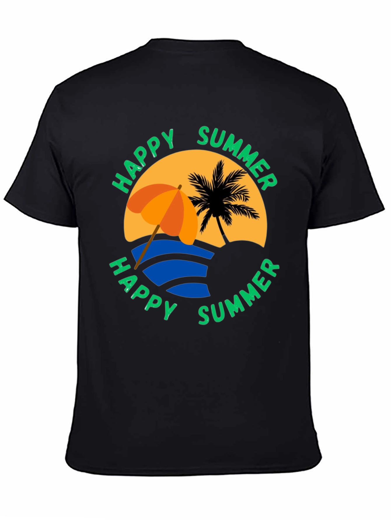 Happy Summer Graphic T-Shirt
