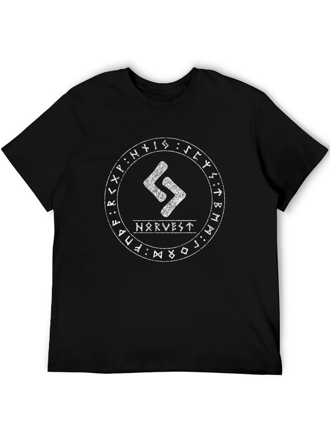 Nörvest Rune T-Shirt: Viking Inspired Graphic Tee