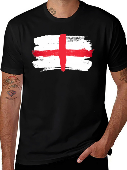 England Flag T-Shirt - Grunge Style British Pride
