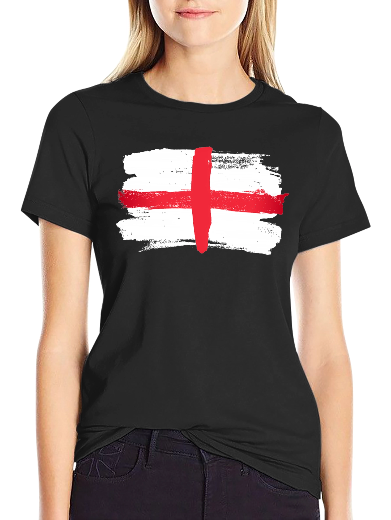 England Flag T-Shirt - Grunge Style British Pride