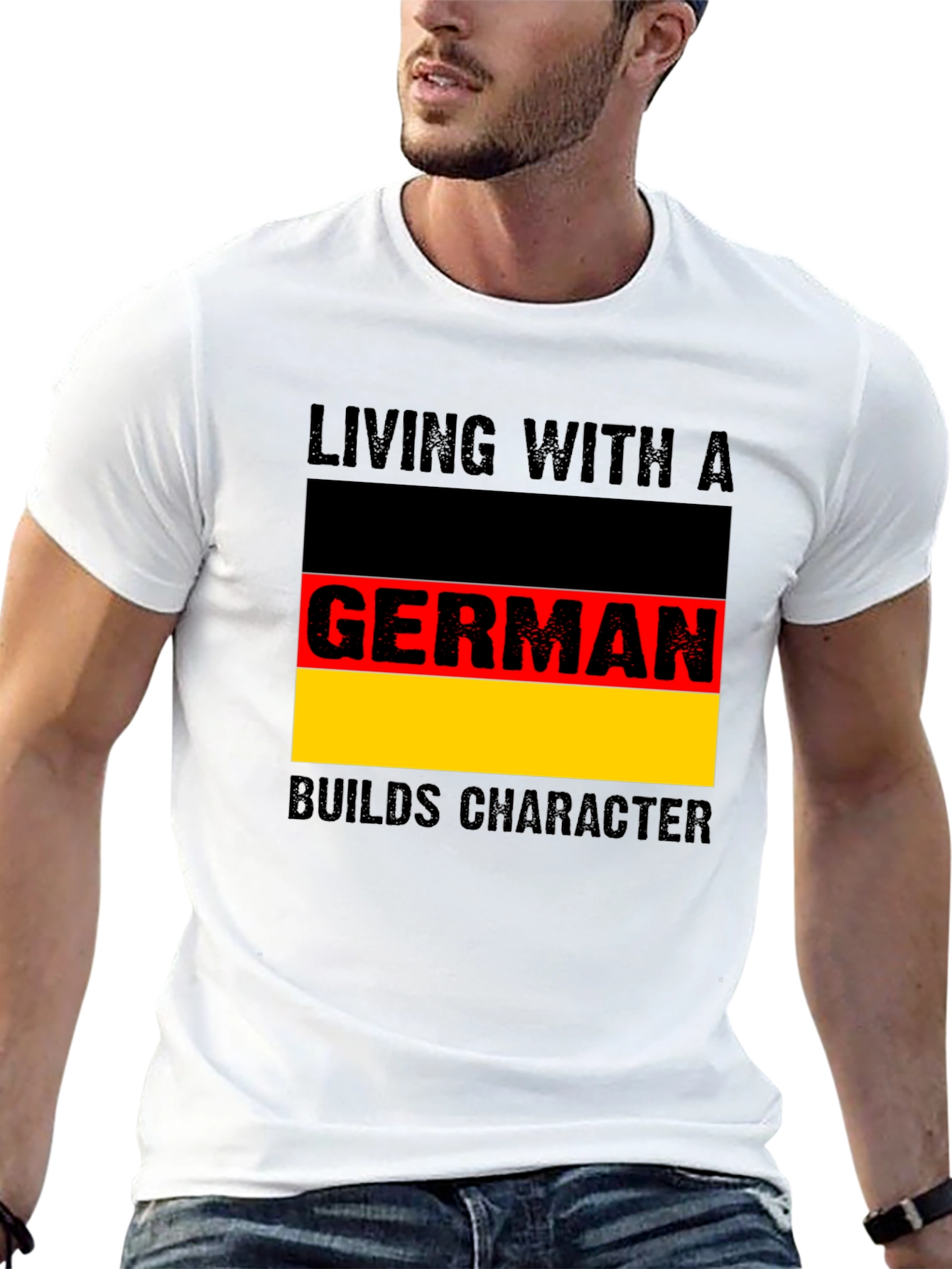 Living With A German T-Shirt