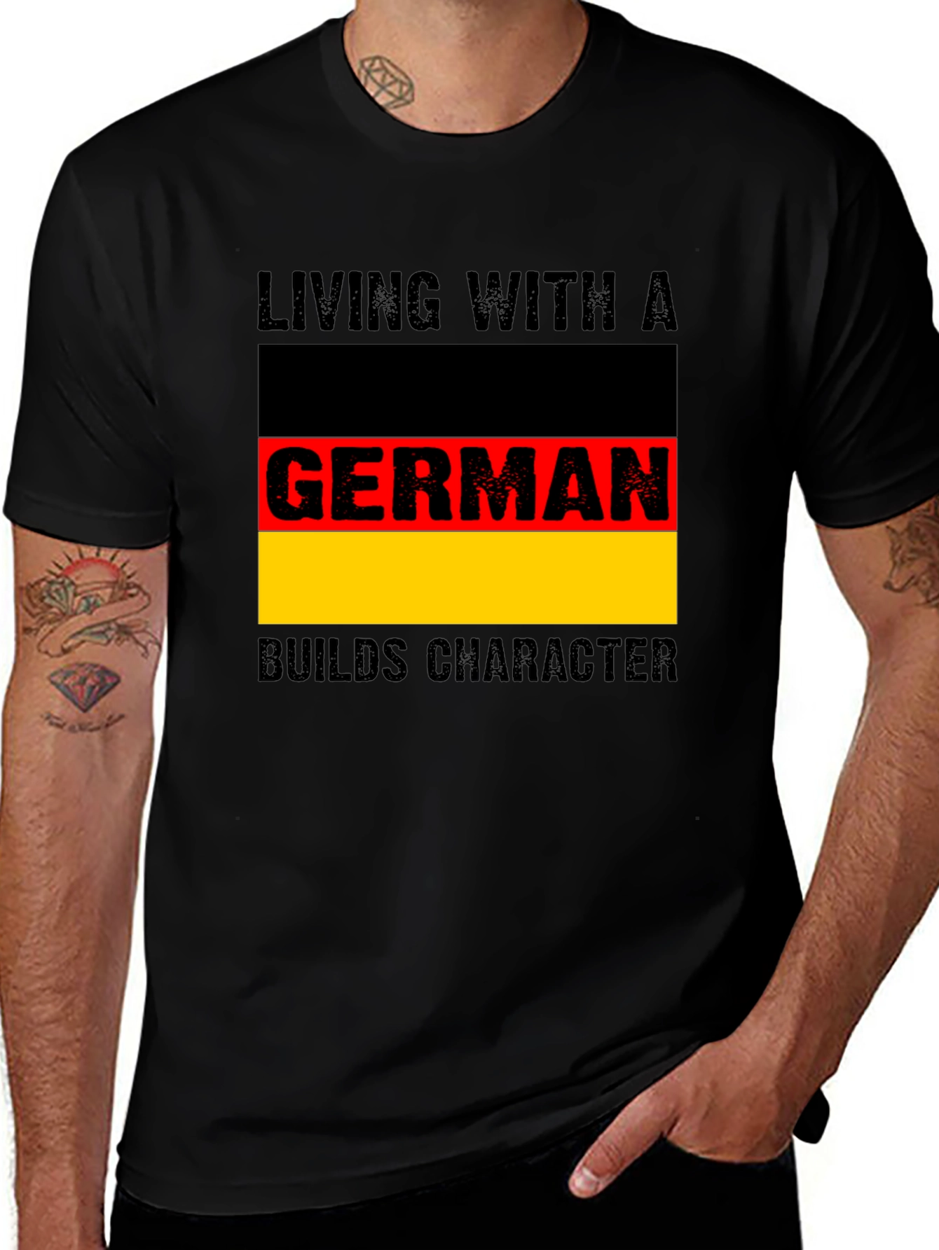 Living With A German T-Shirt