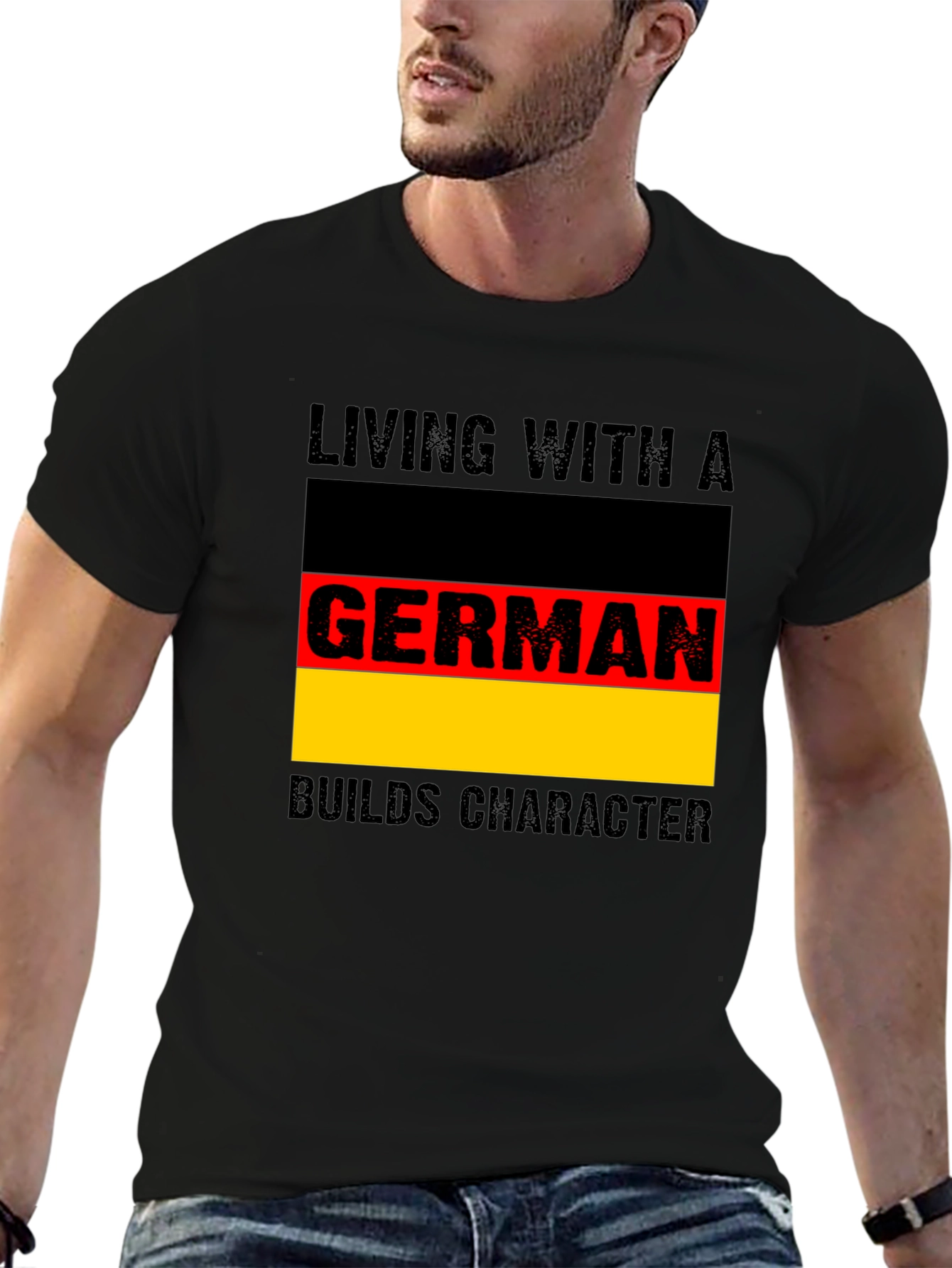 Living With A German T-Shirt