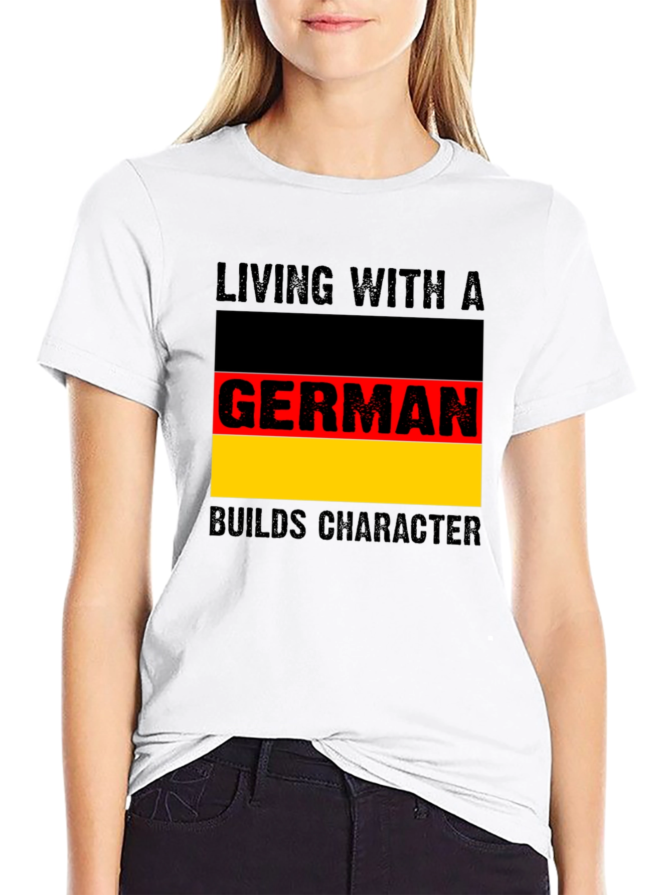Living With A German T-Shirt