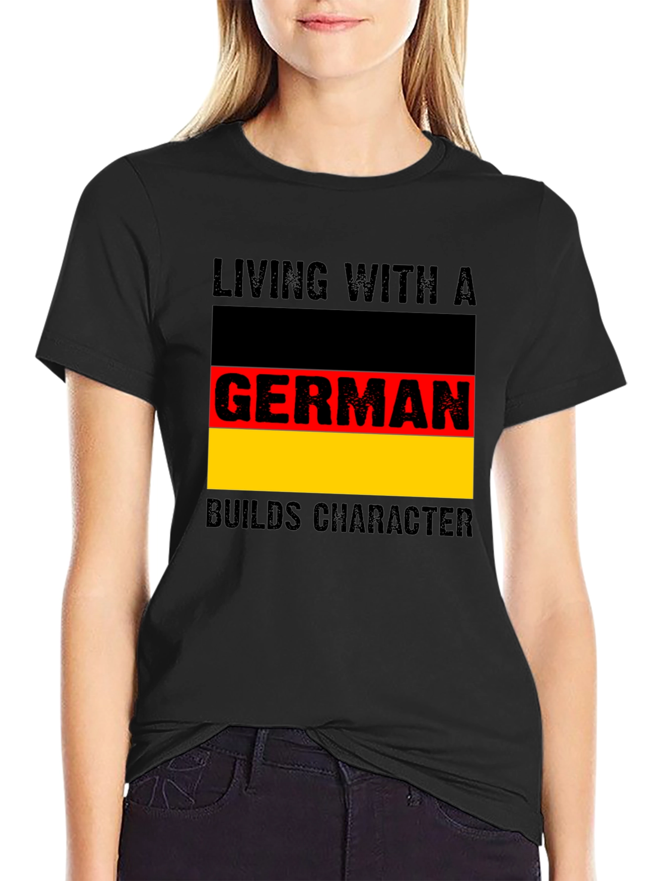 Living With A German T-Shirt