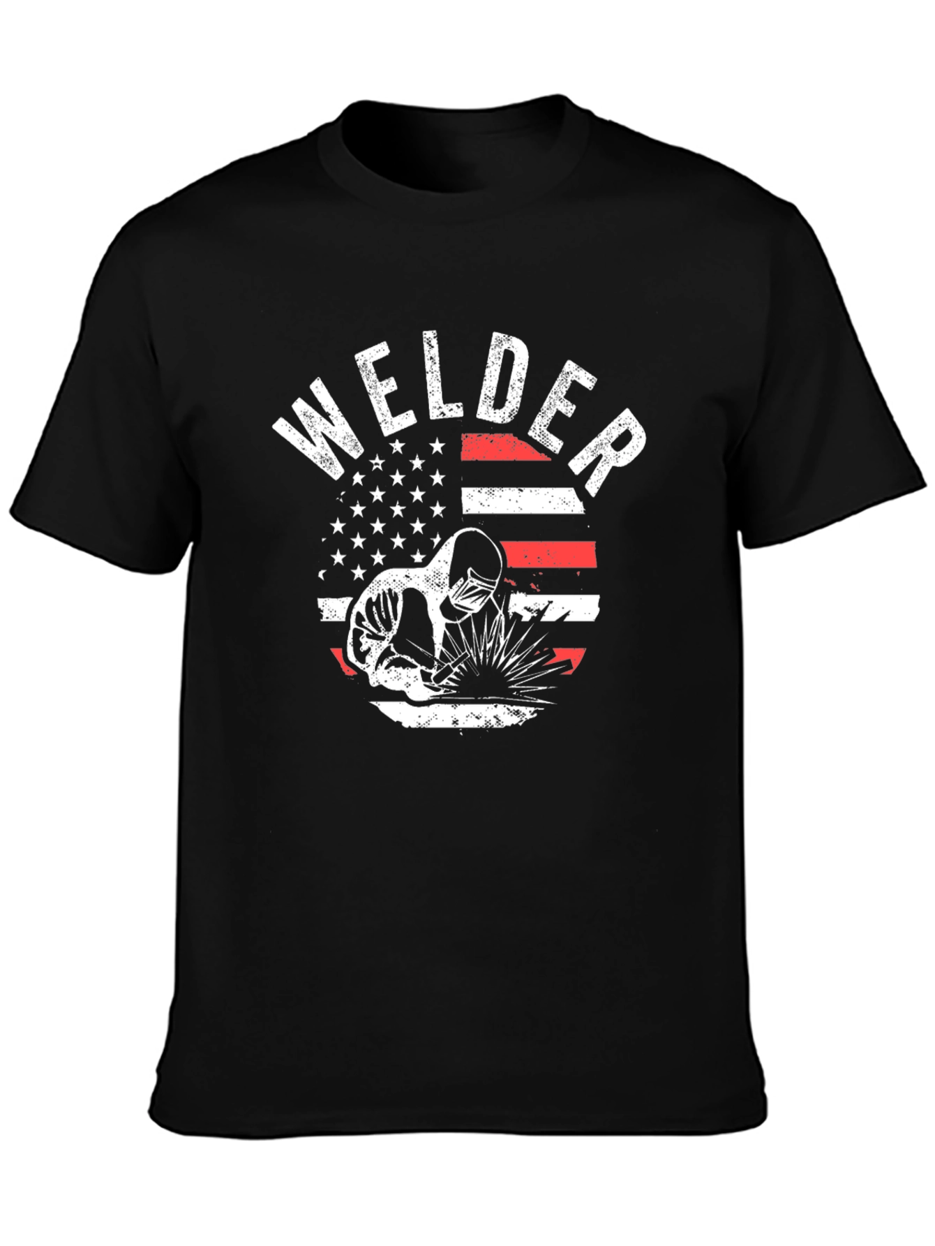 Welder USA Flag Graphic T-Shirt