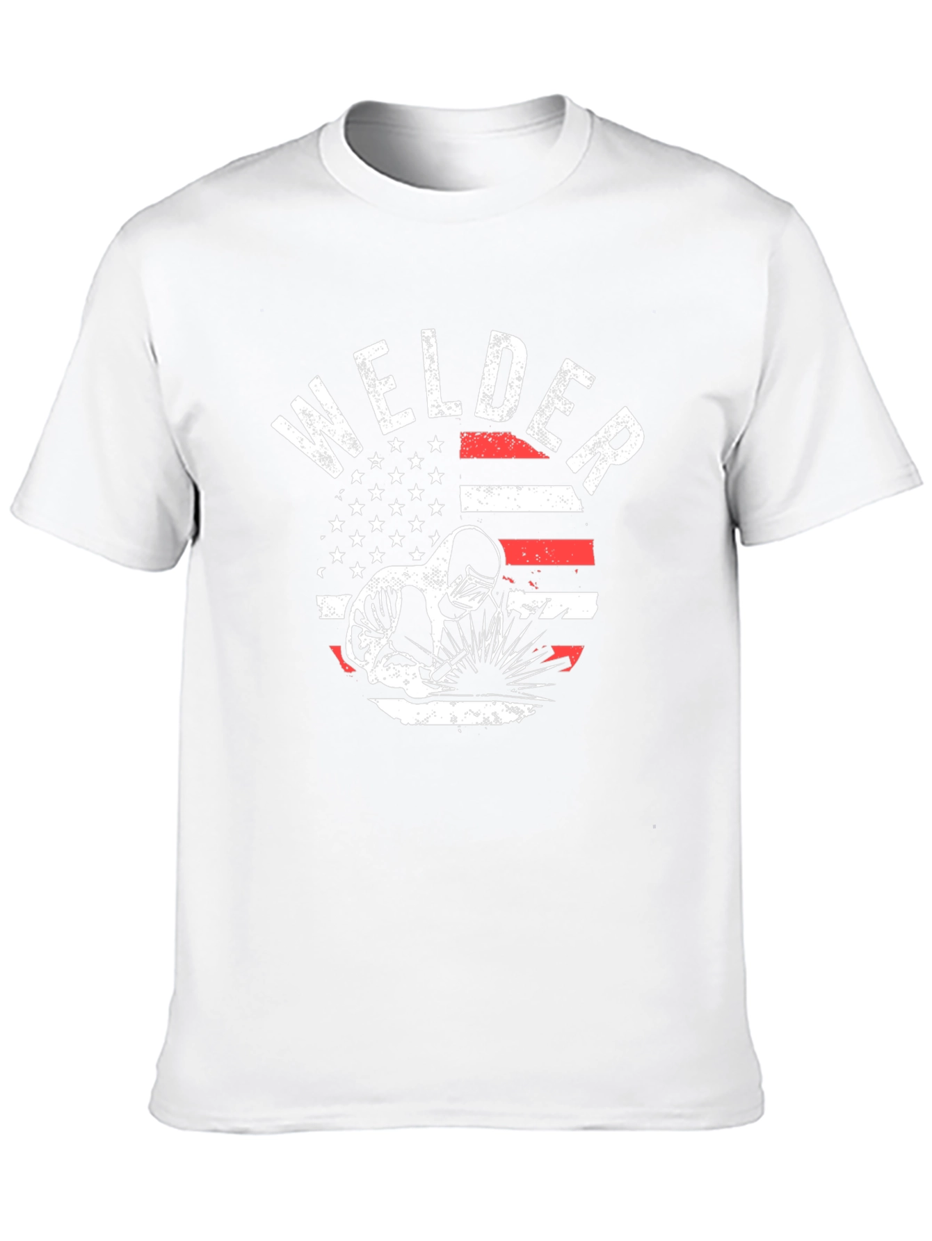 Welder USA Flag Graphic T-Shirt