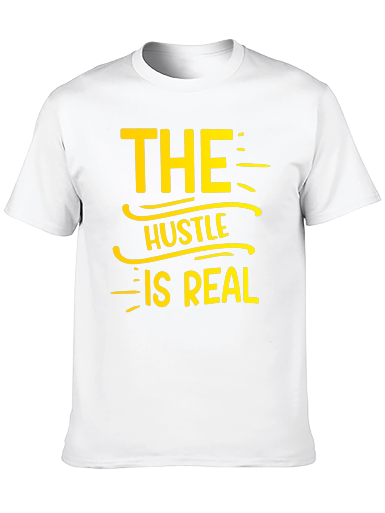 The Hustle Is Real T-Shirt - Black