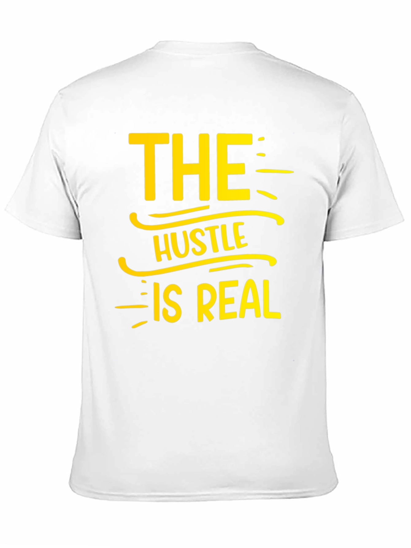 The Hustle Is Real T-Shirt - Black