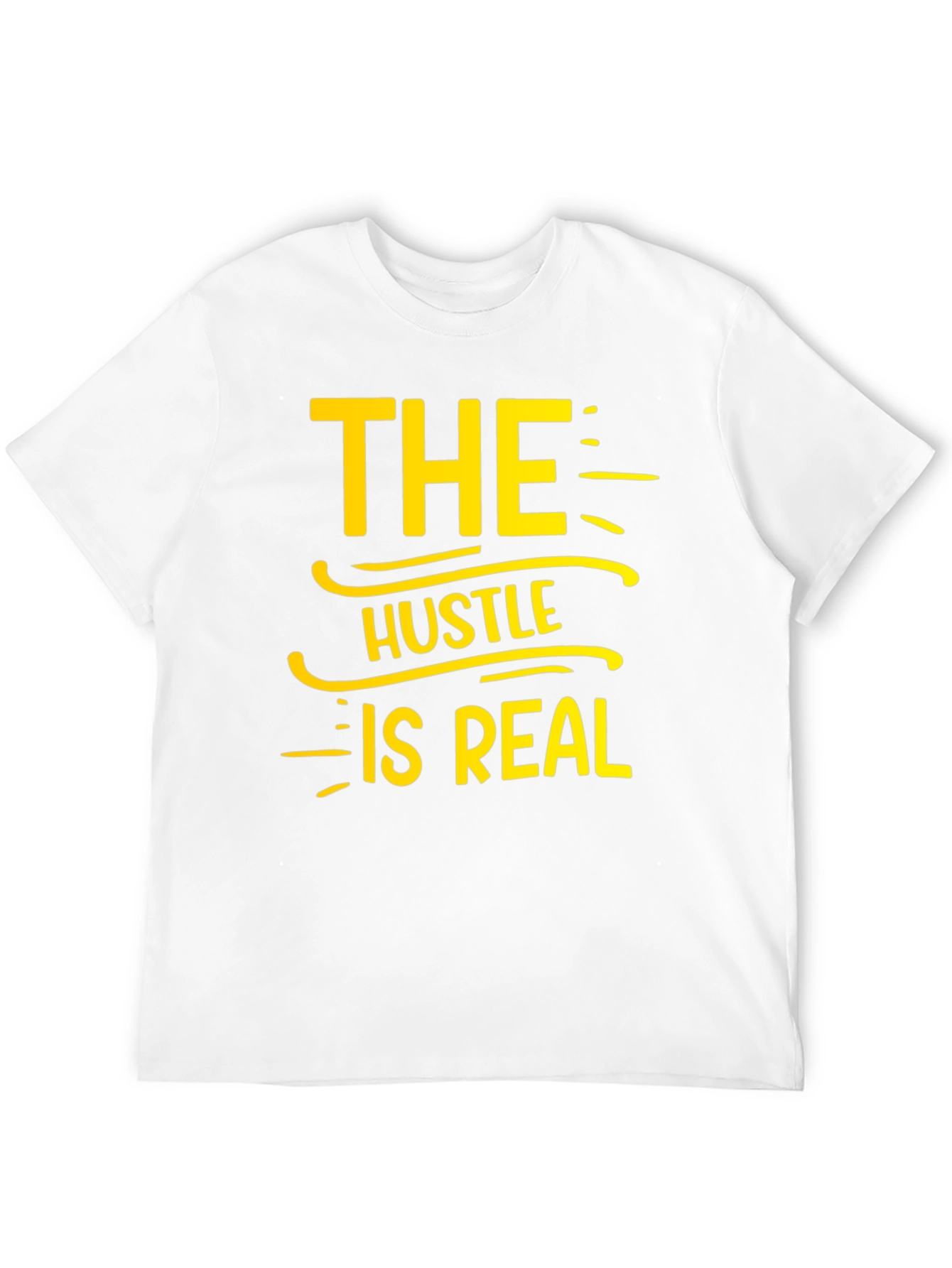 The Hustle Is Real T-Shirt - Black