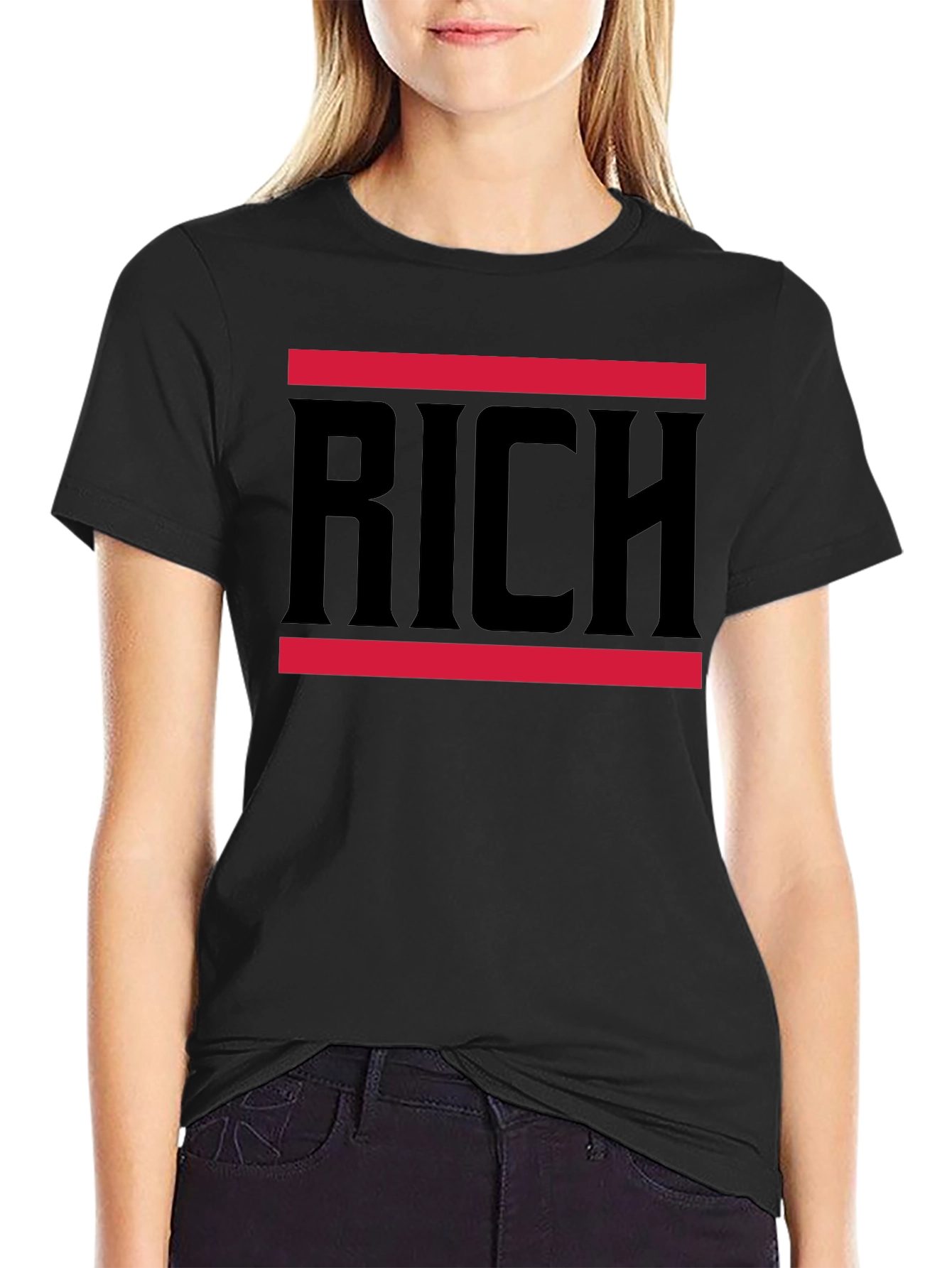 RICH Graphic Tee - Bold Statement Shirt