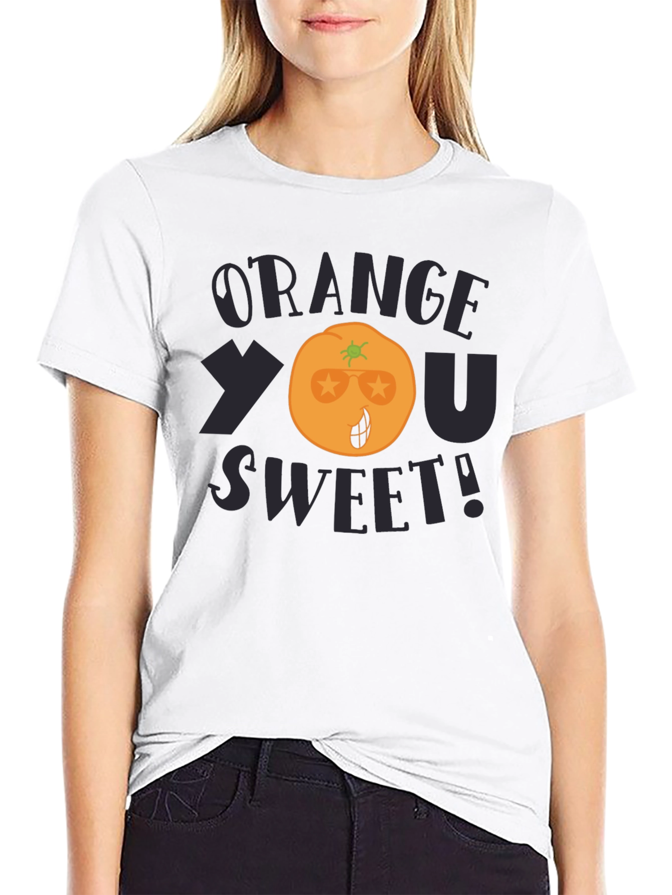 Orange You Sweet! Funny Graphic T-Shirt