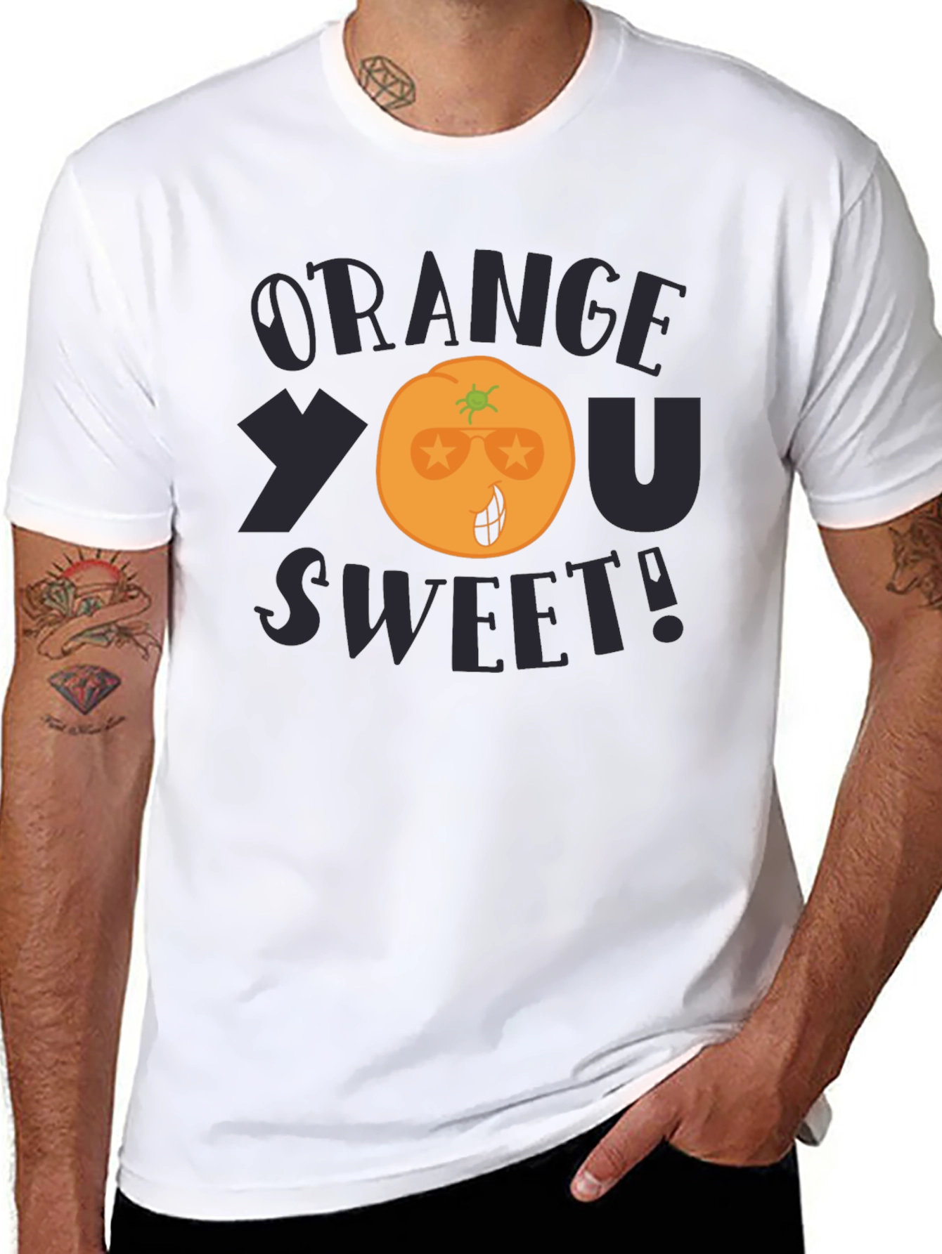 Orange You Sweet! Funny Graphic T-Shirt
