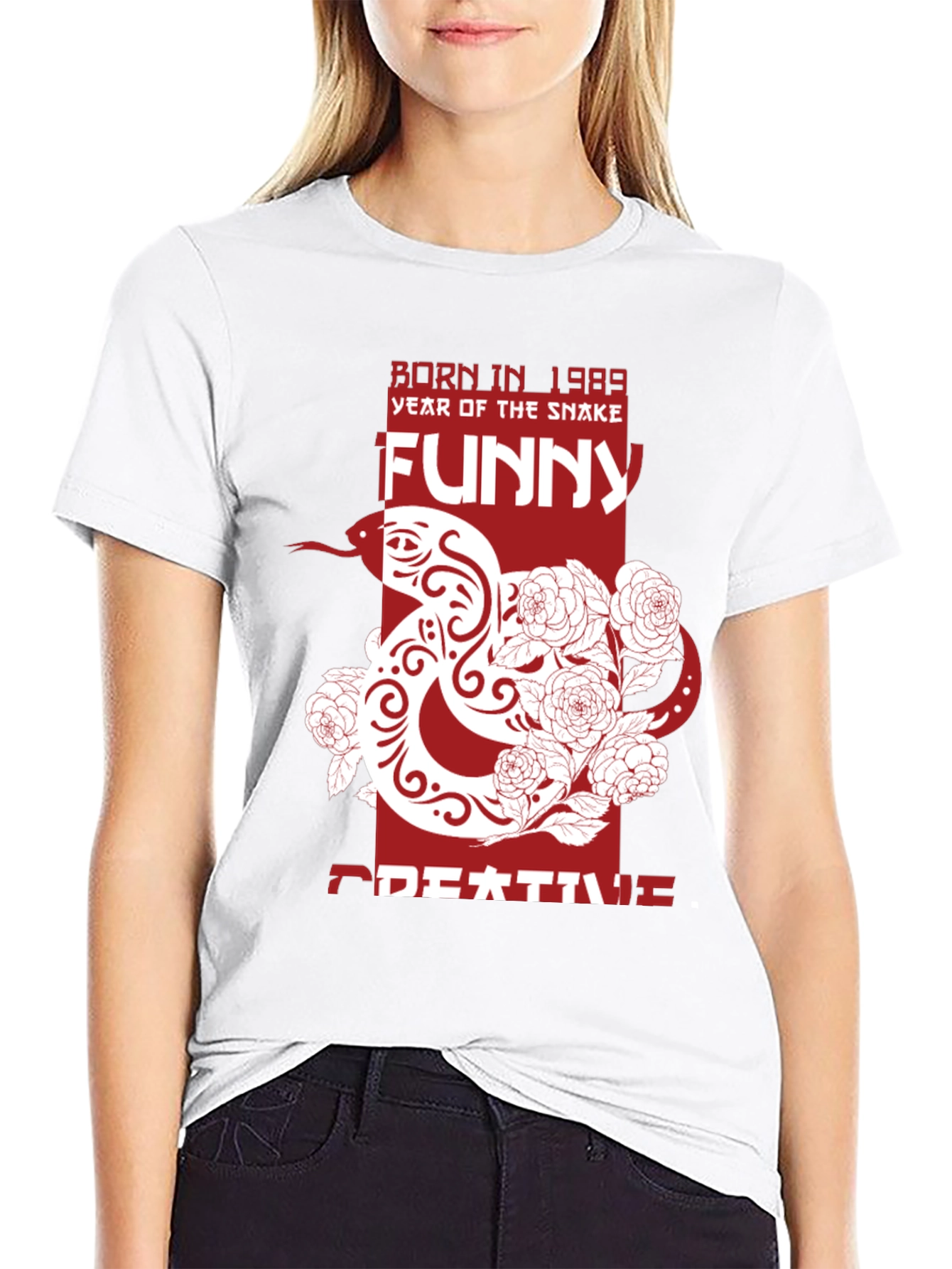 Year of the Snake Funny Graphic T-Shirt