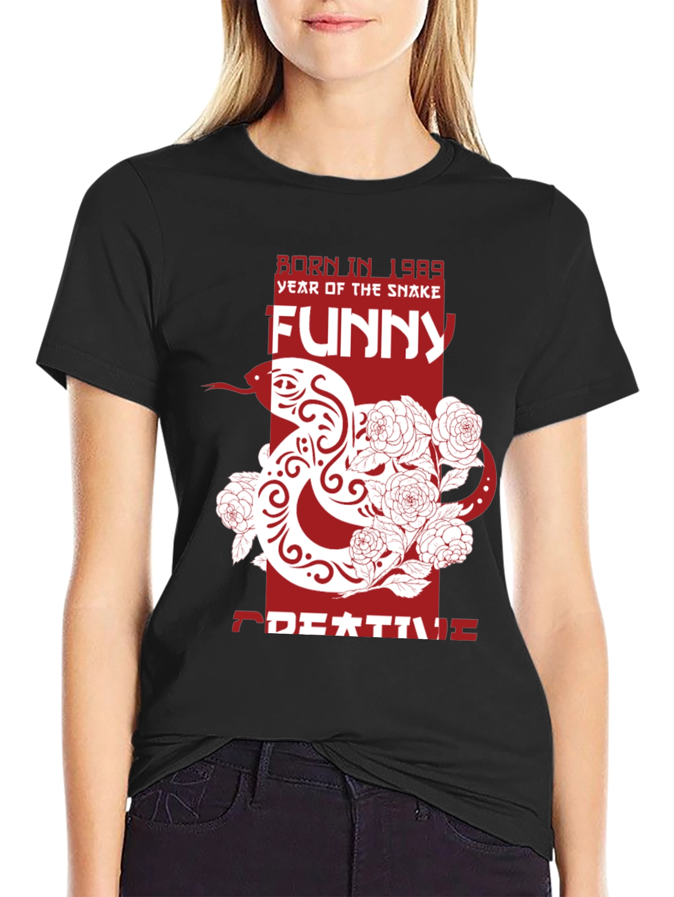 Year of the Snake Funny Graphic T-Shirt