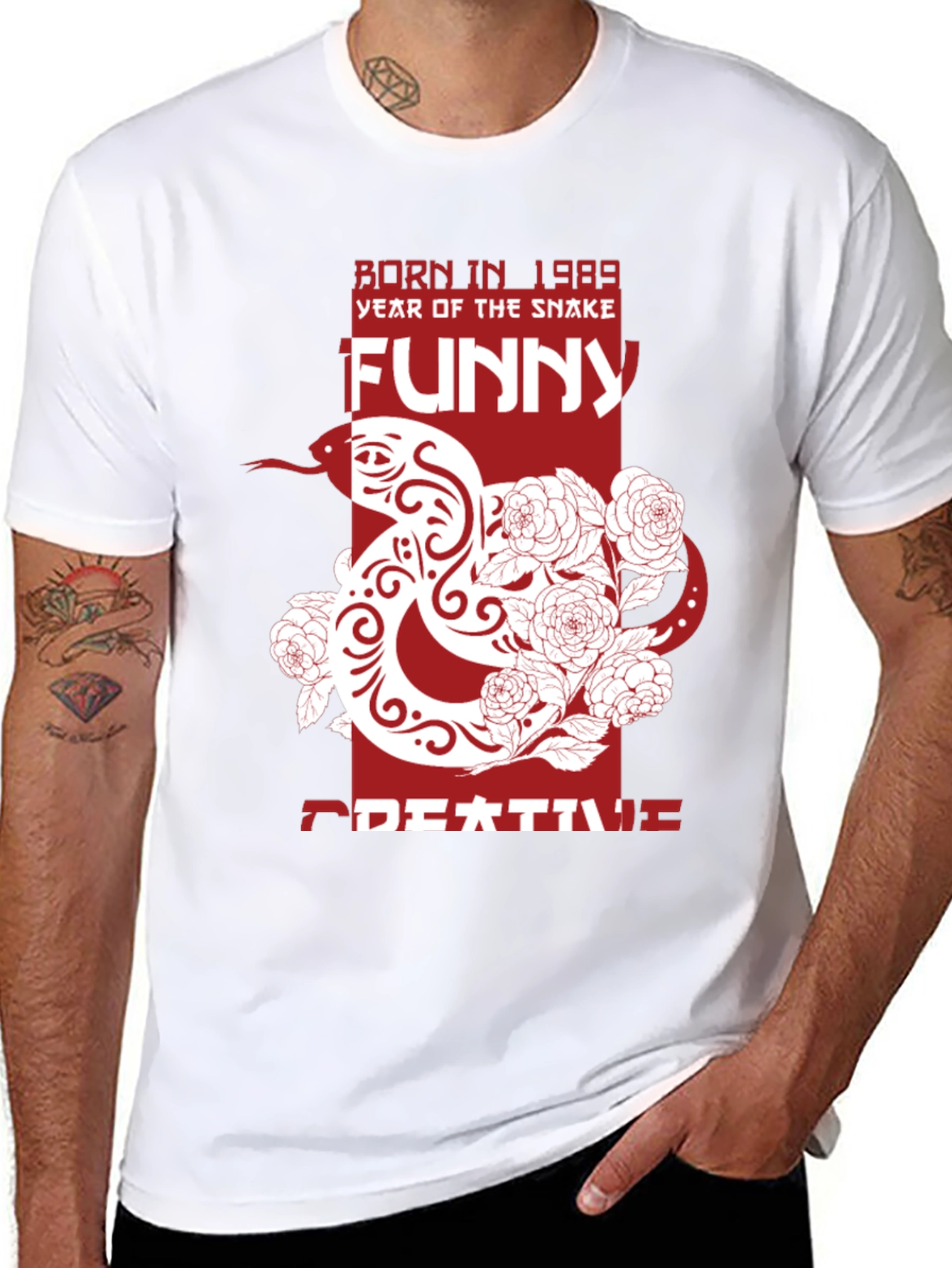 Year of the Snake Funny Graphic T-Shirt