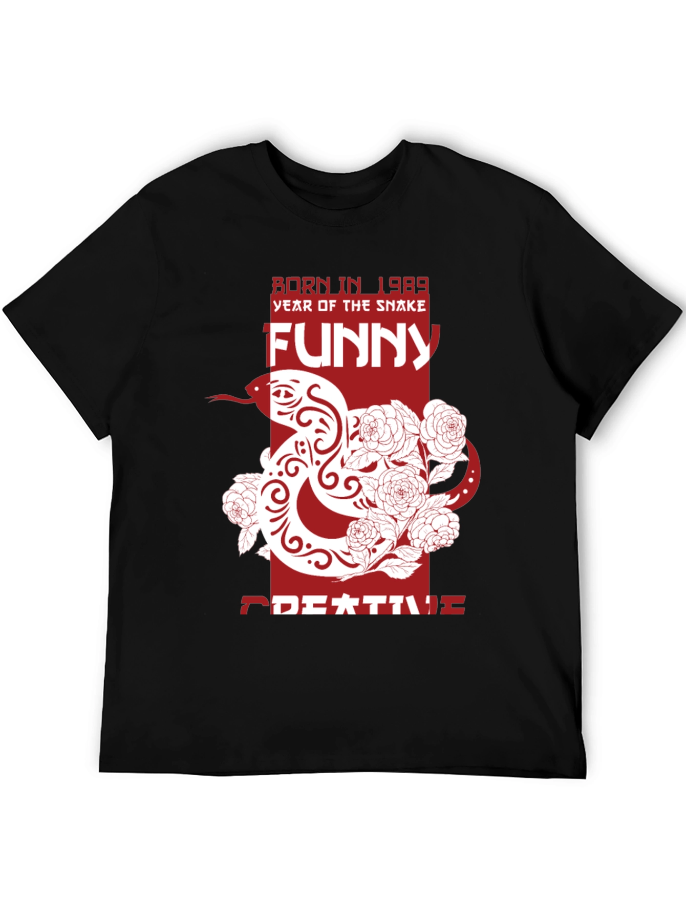 Year of the Snake Funny Graphic T-Shirt