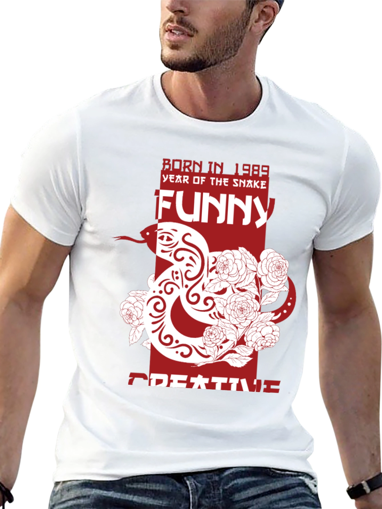 Year of the Snake Funny Graphic T-Shirt