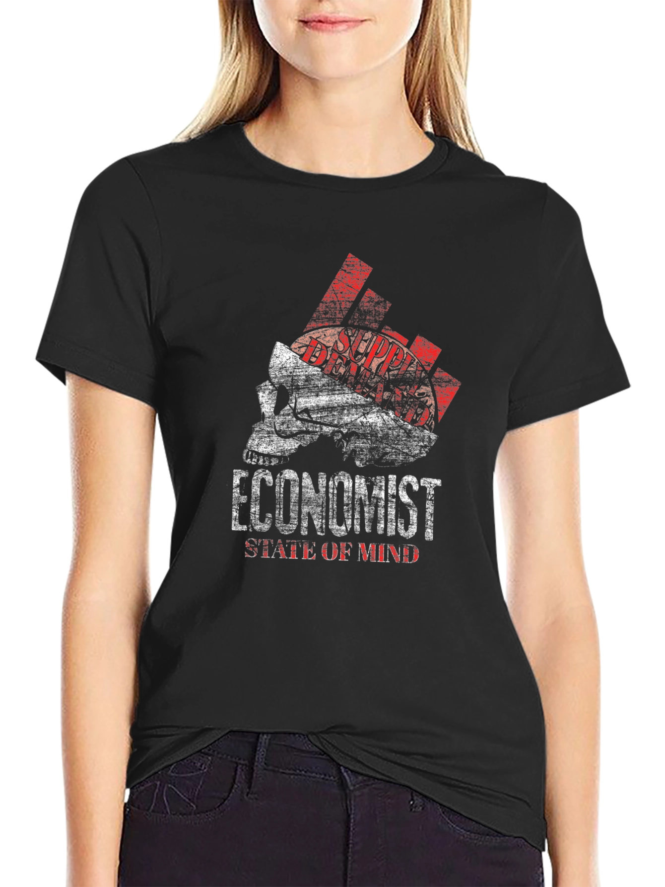 Economist State of Mind Graphic T-Shirt - Black