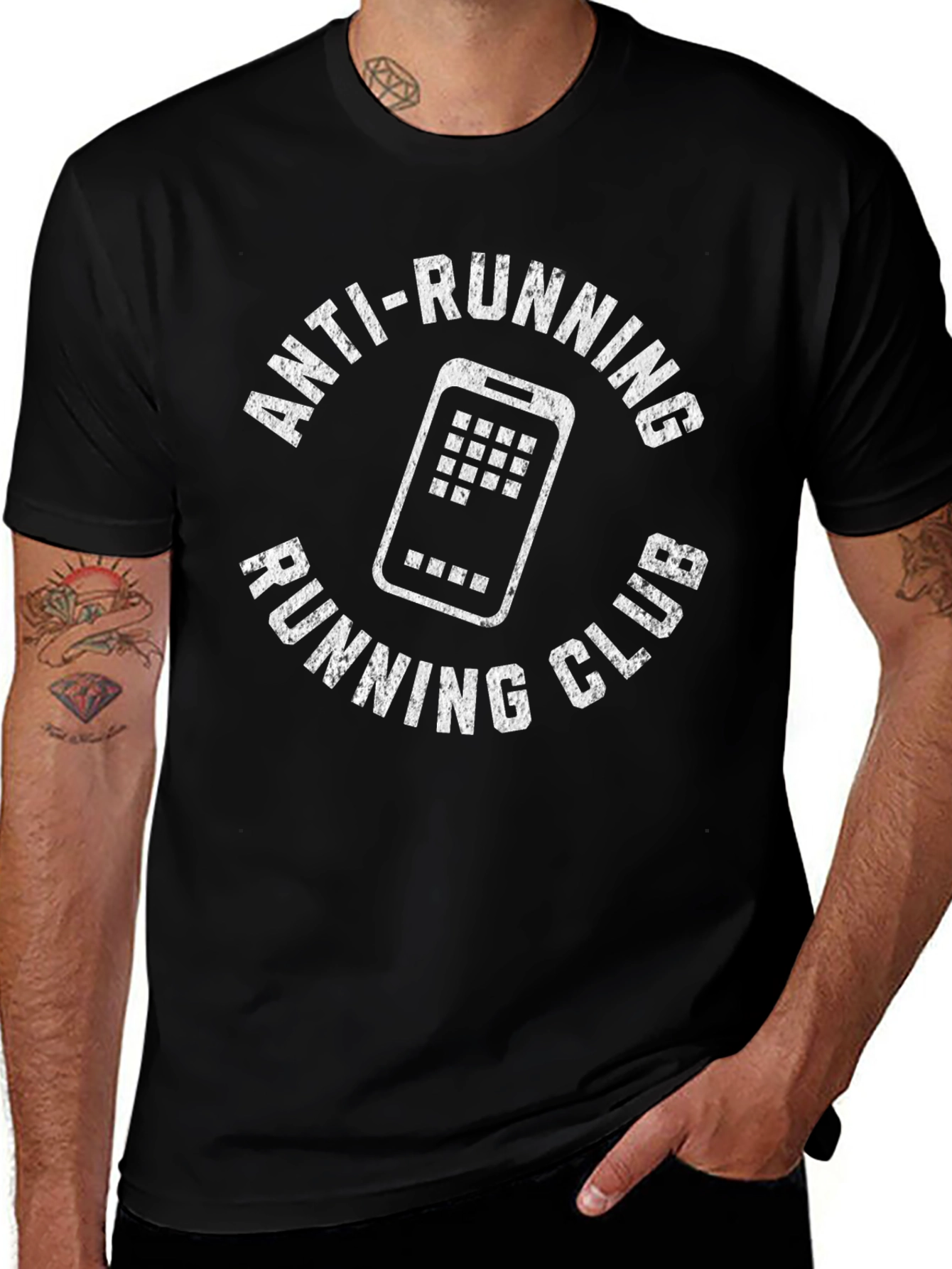 Anti-Running Club Novelty T-Shirt