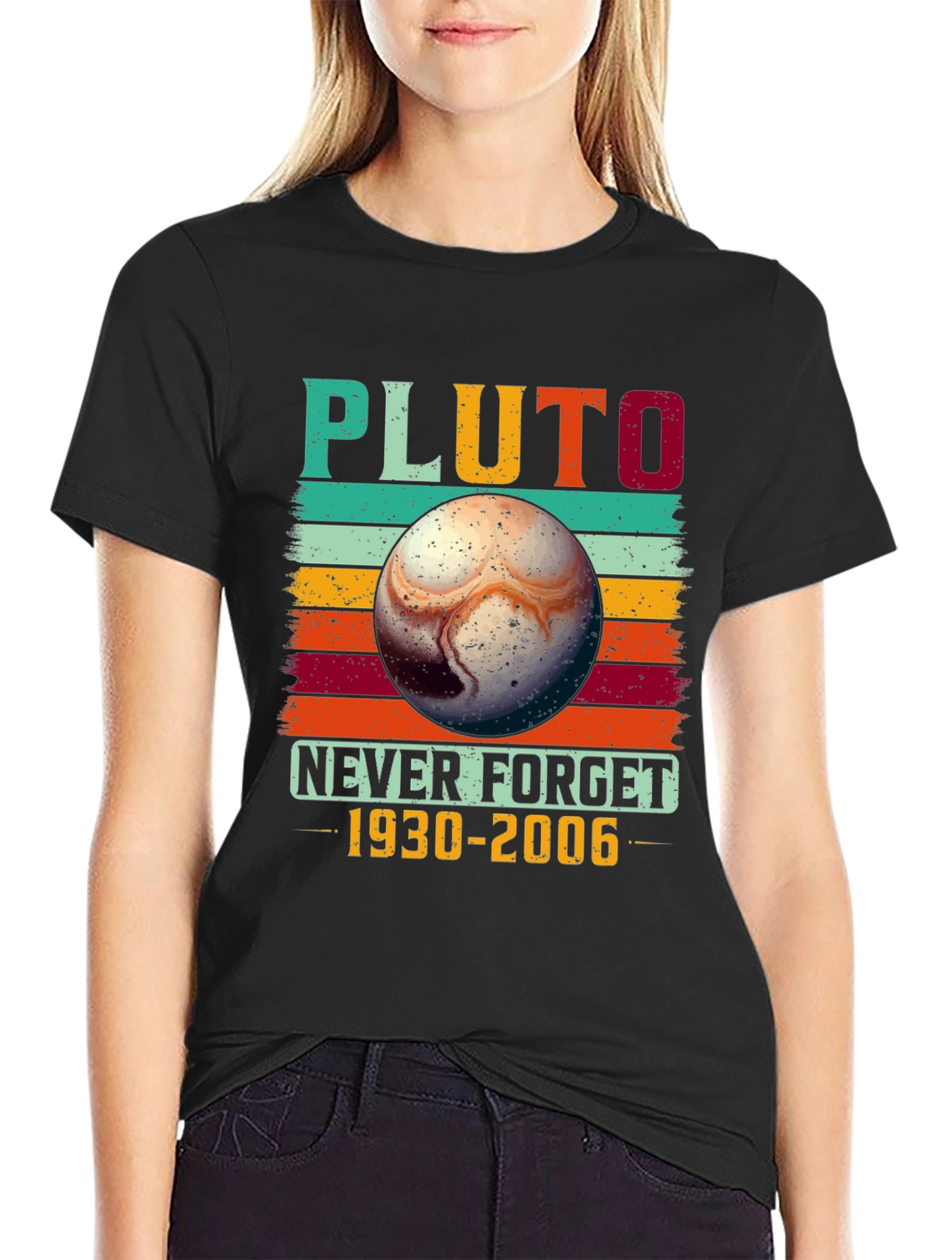 Pluto Never Forget Graphic T-Shirt