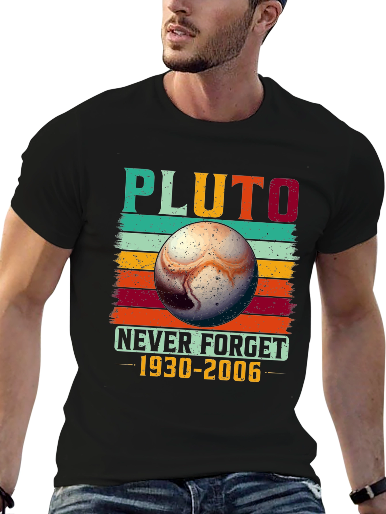 Pluto Never Forget Graphic T-Shirt
