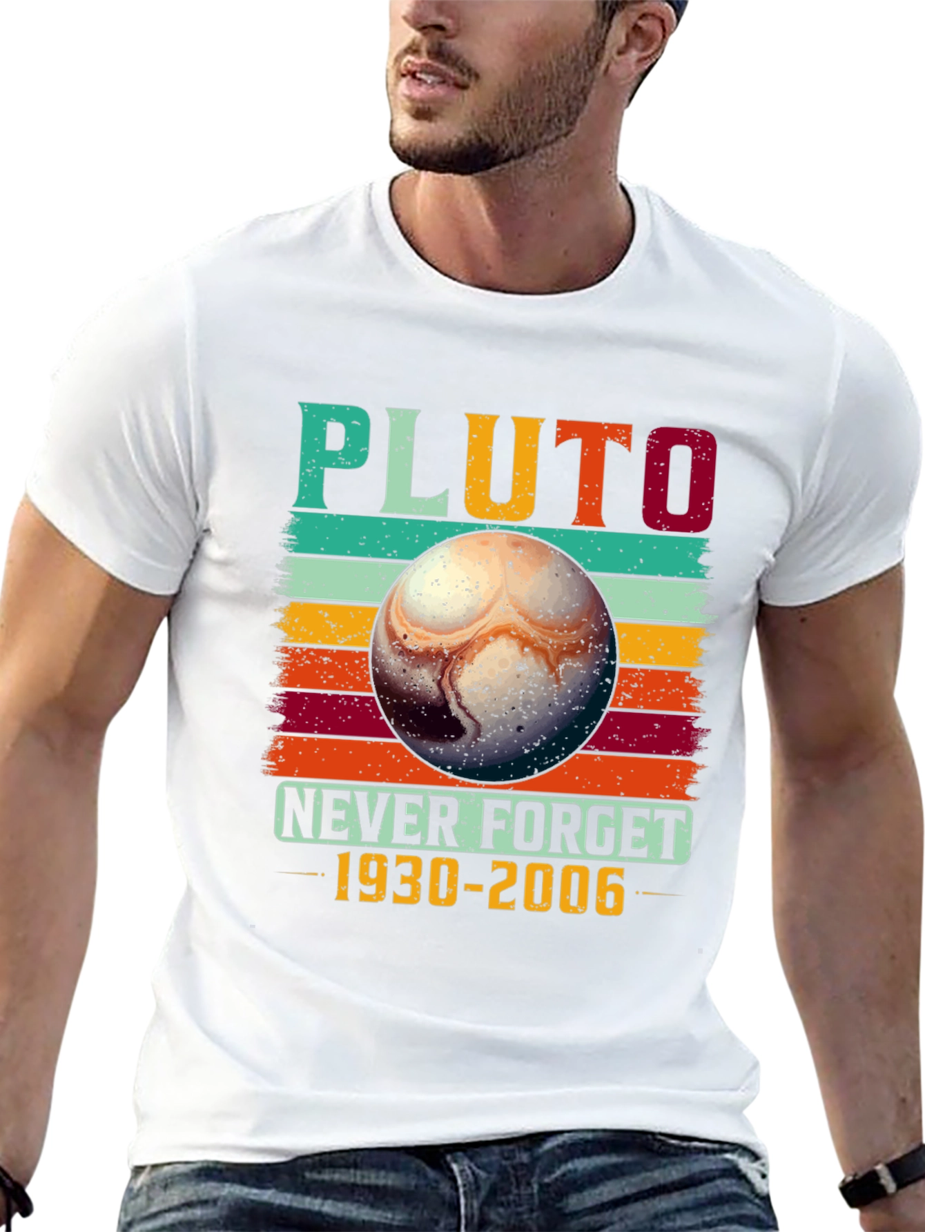 Pluto Never Forget Graphic T-Shirt