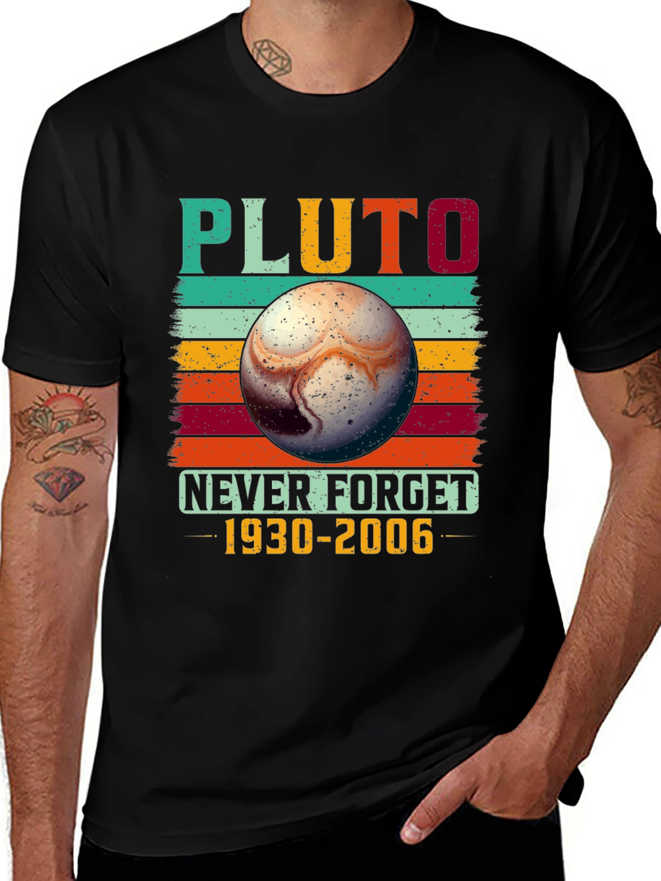 Pluto Never Forget Graphic T-Shirt