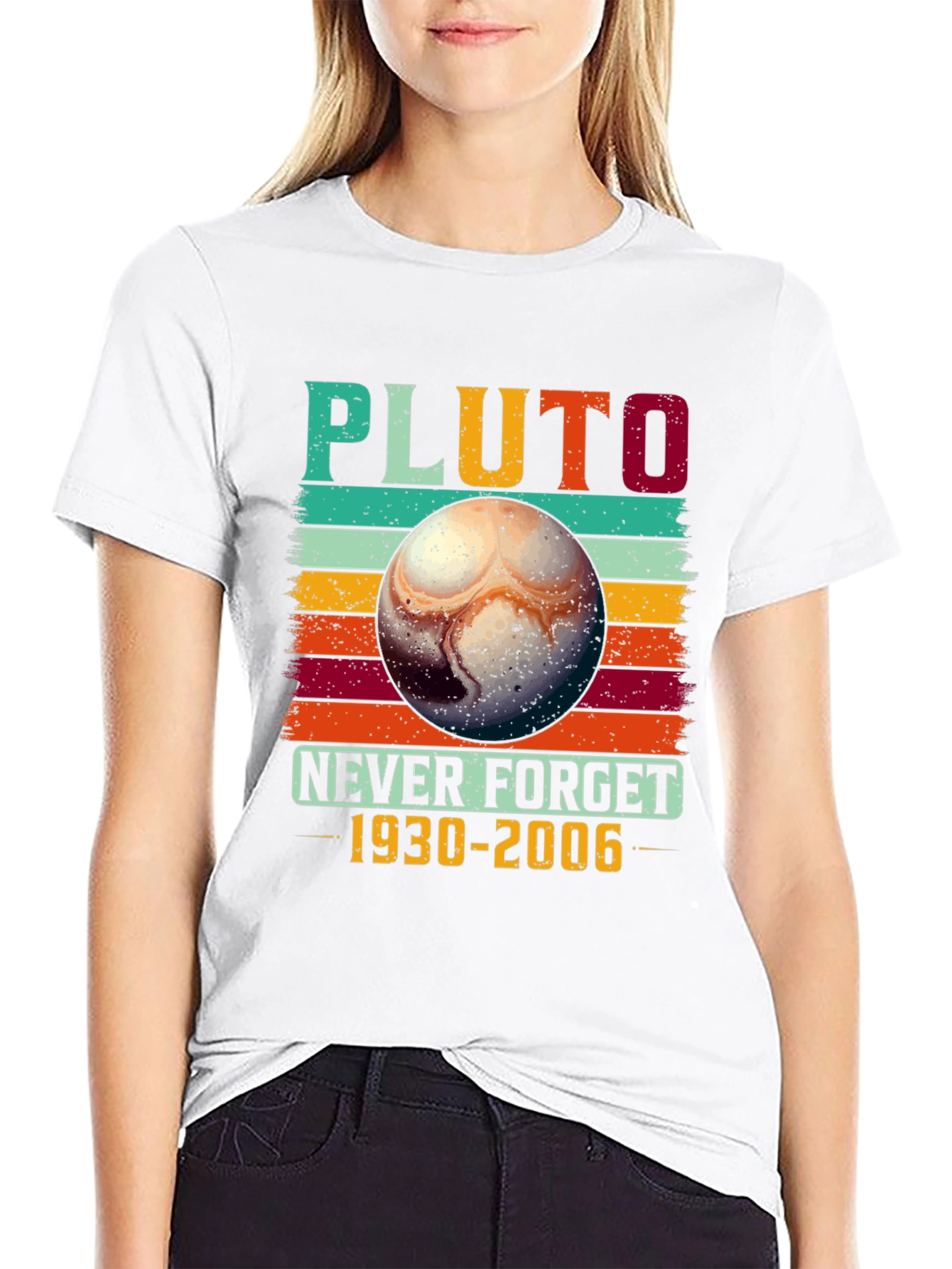 Pluto Never Forget Graphic T-Shirt