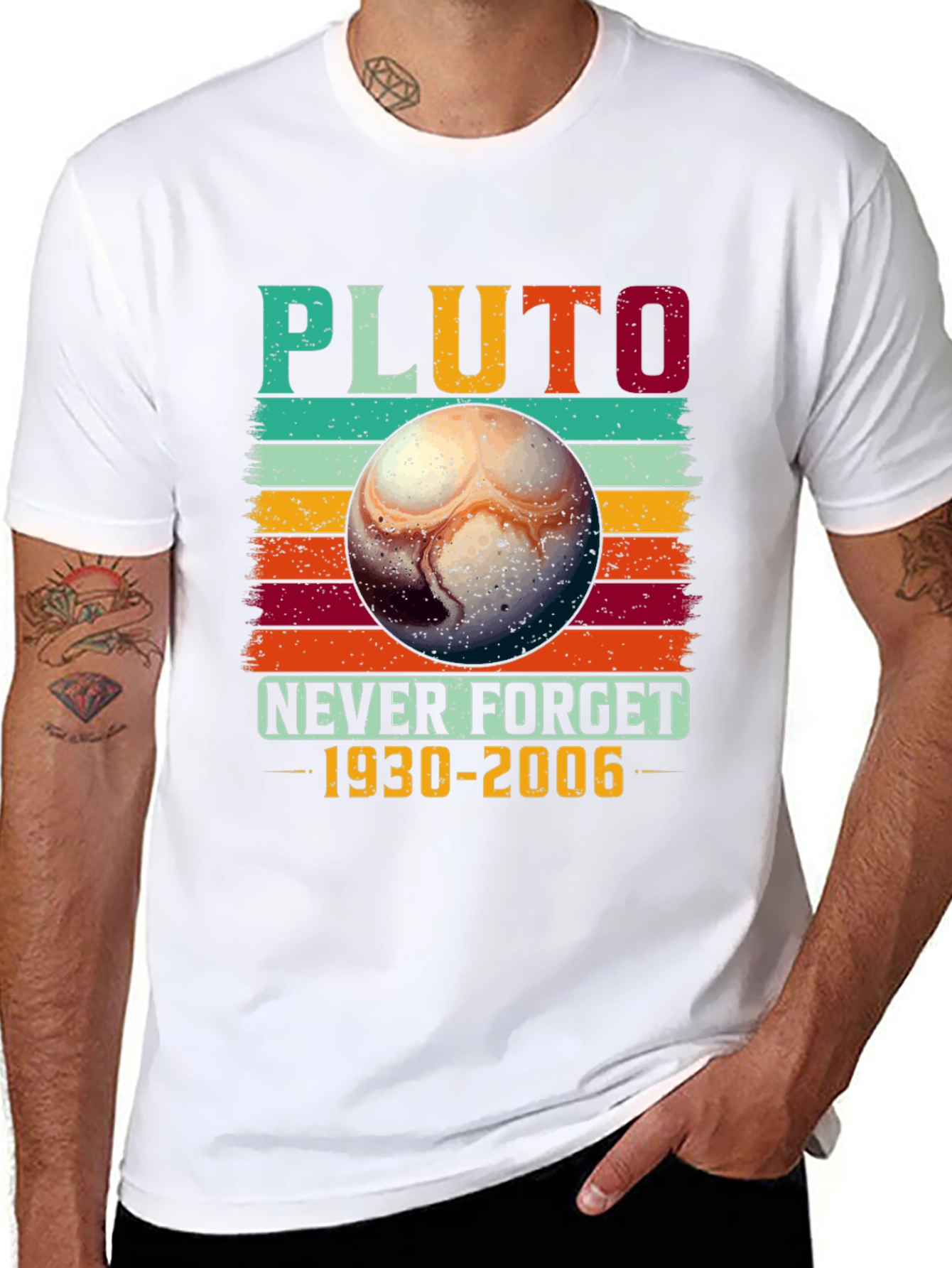 Pluto Never Forget Graphic T-Shirt