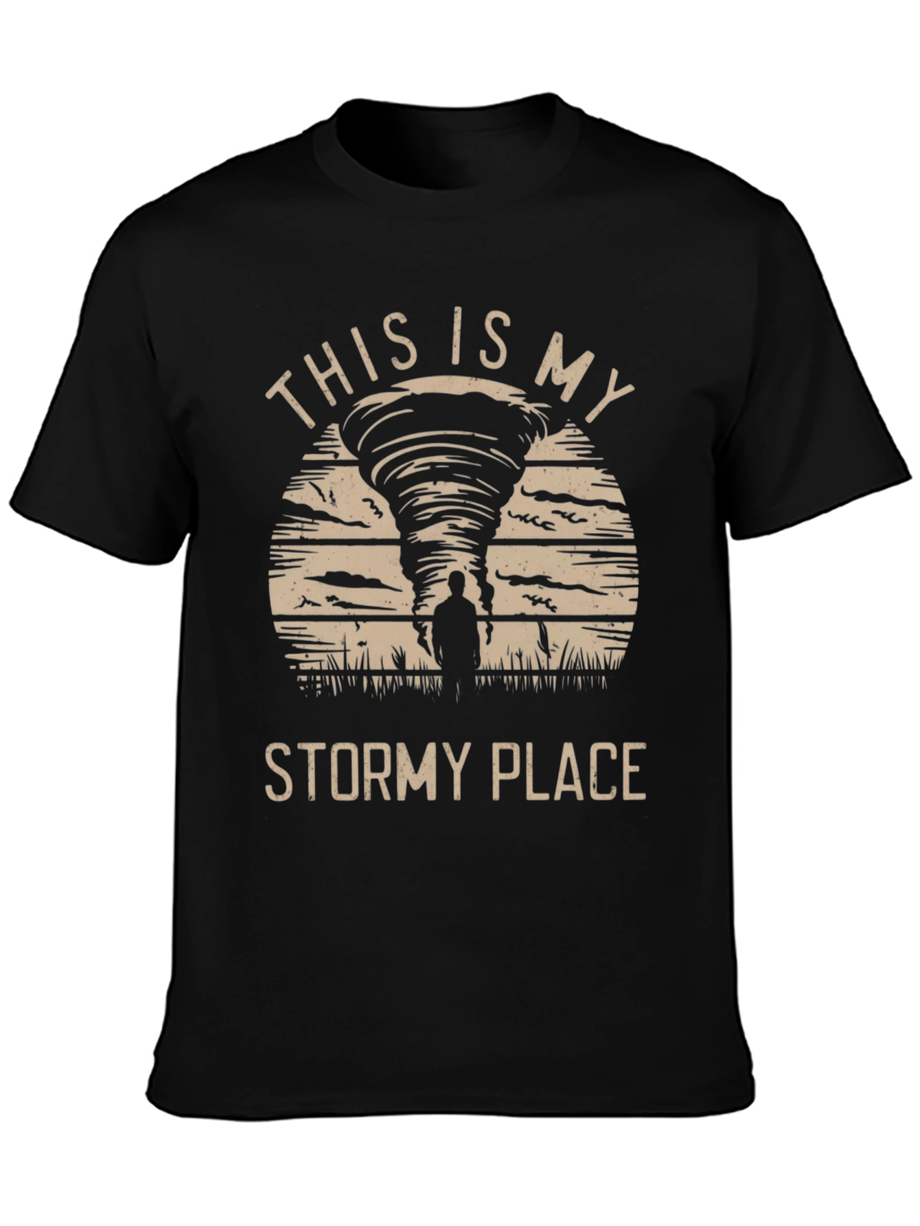 Stormy Place Graphic Tee - Tornado Design