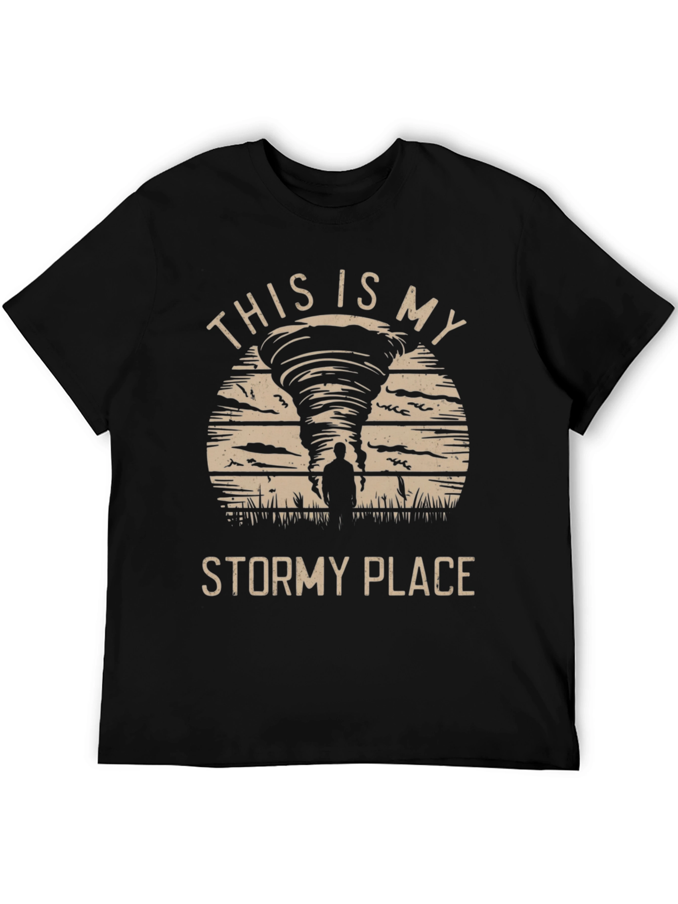 Stormy Place Graphic Tee - Tornado Design