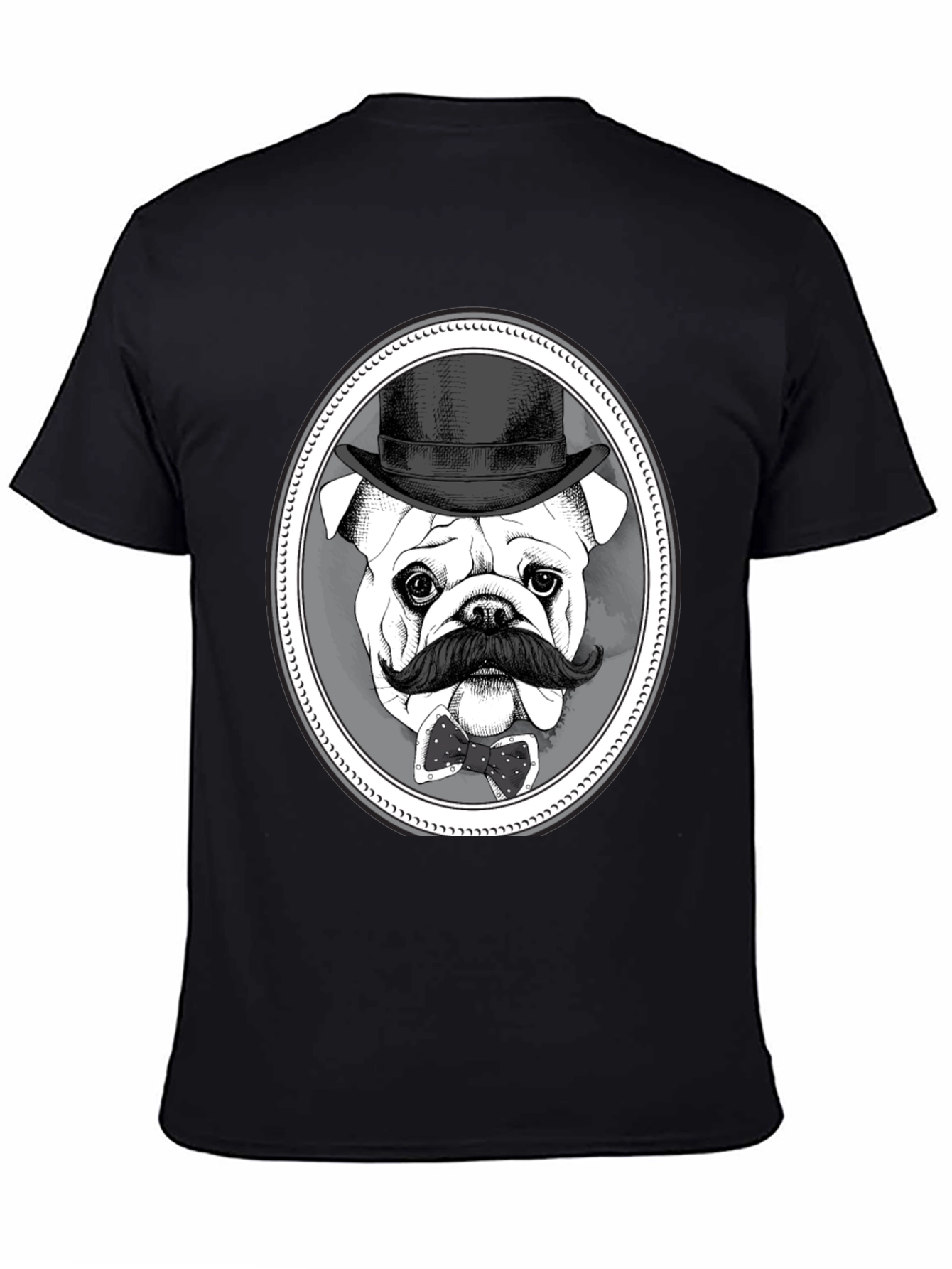 Bulldog Gentleman T-Shirt - Dapper Dog Tee