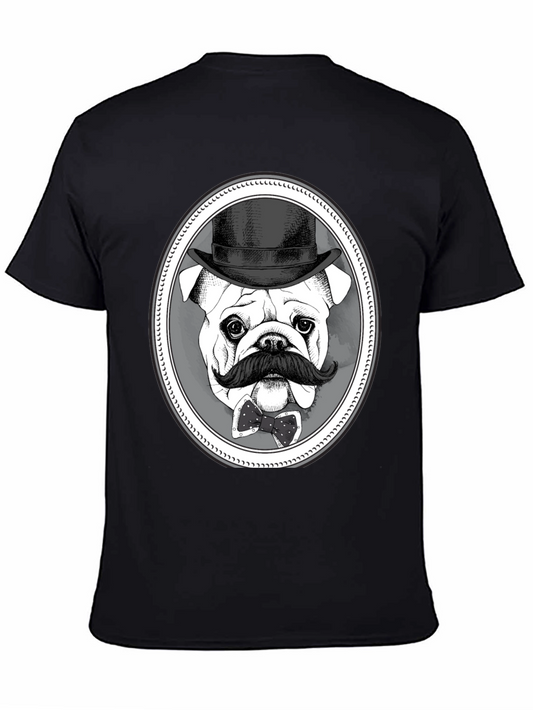 Bulldog Gentleman T-Shirt - Dapper Dog Tee
