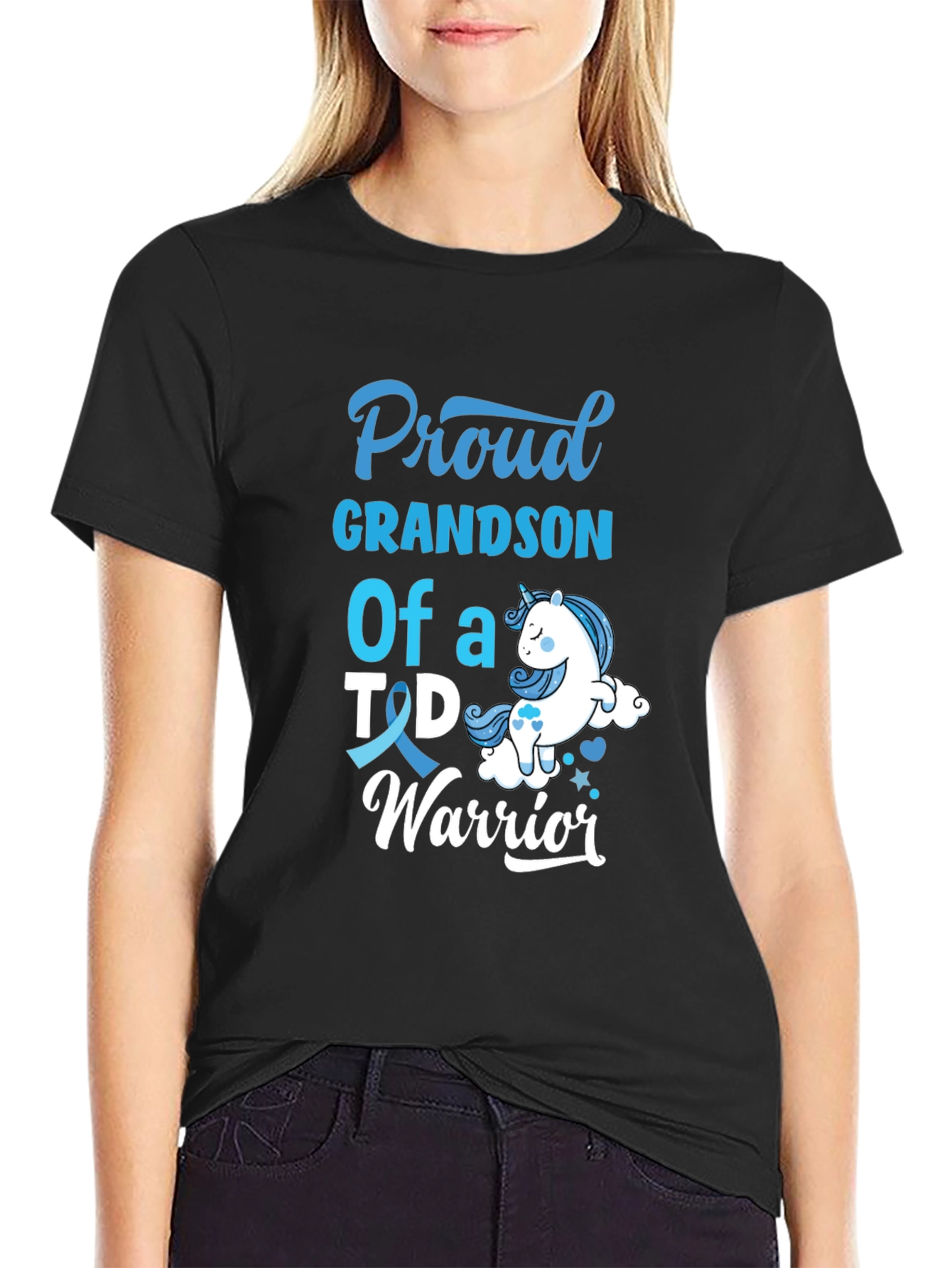 Proud Grandson T1D Warrior T-Shirt