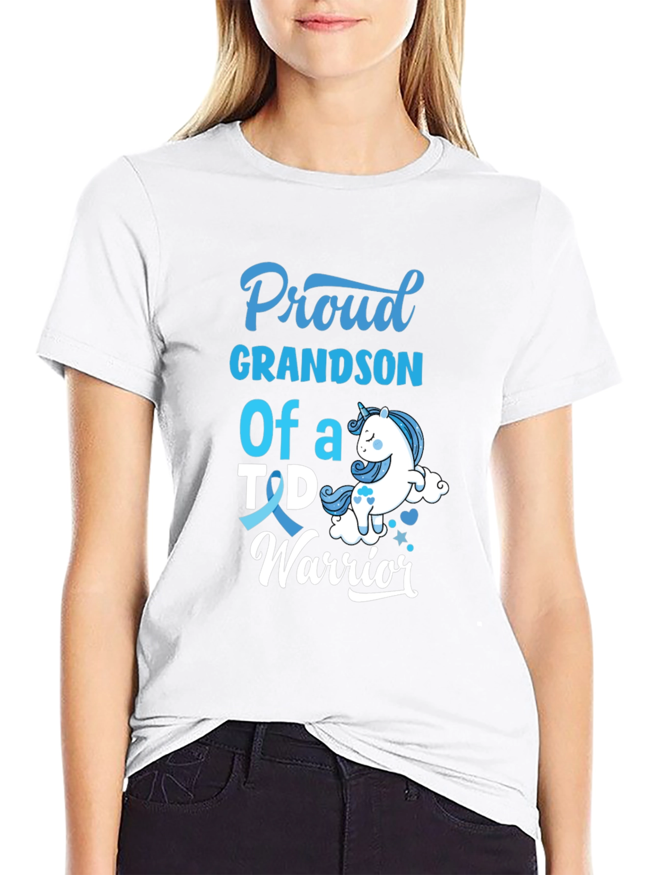 Proud Grandson T1D Warrior T-Shirt