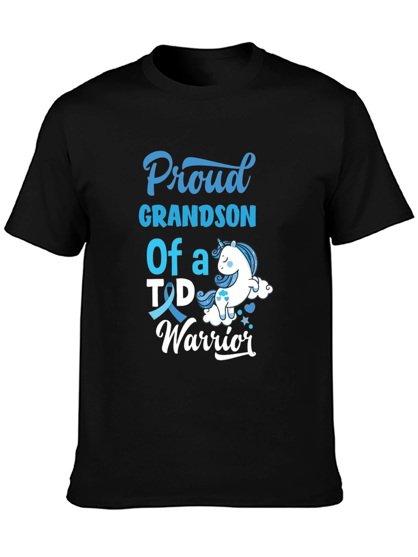 Proud Grandson T1D Warrior T-Shirt